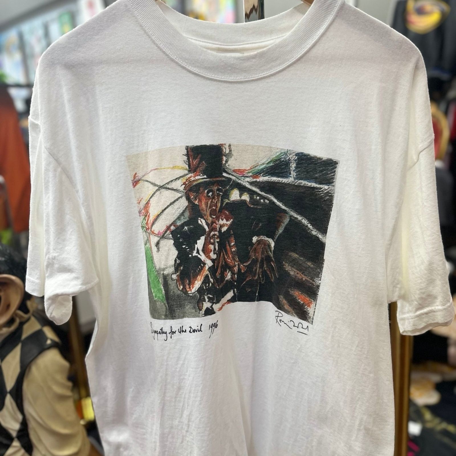 Anvil Vintage Rolling Stones Symphony of the Devil Art Tee Size US L / EU 52-54 / 3 - 2 Thumbnail