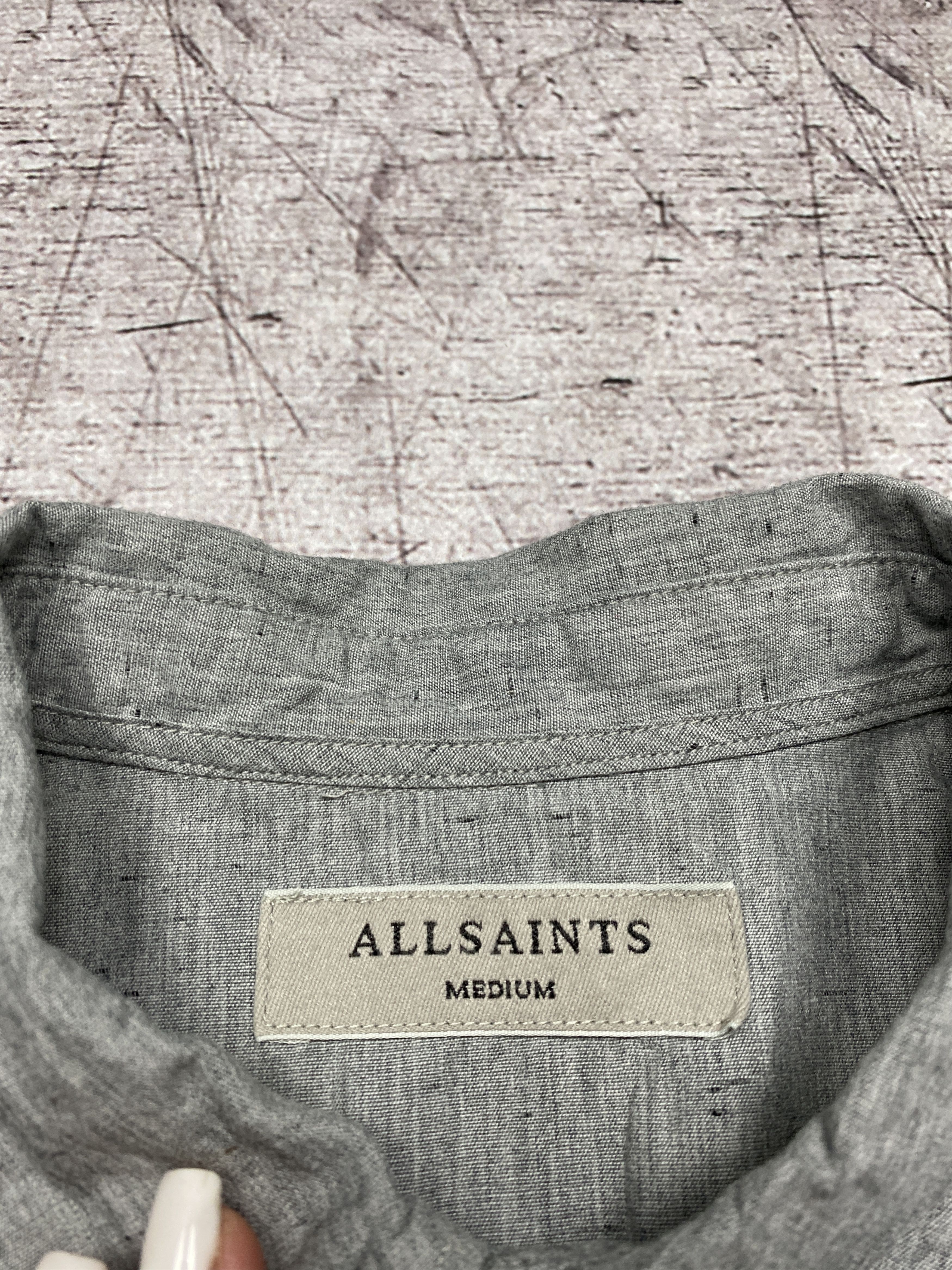 Allsaints × Vintage Allsaints Vintage Mens Waycross Long Sleeve Shirt Size US M / EU 48-50 / 2 - 5 Thumbnail