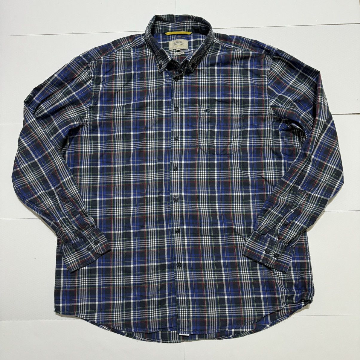 camel active Camel Active Men’s Shirt Multicoloured Regular Fit Plaid Size US XL / EU 56 / 4 - 1 Thumbnail