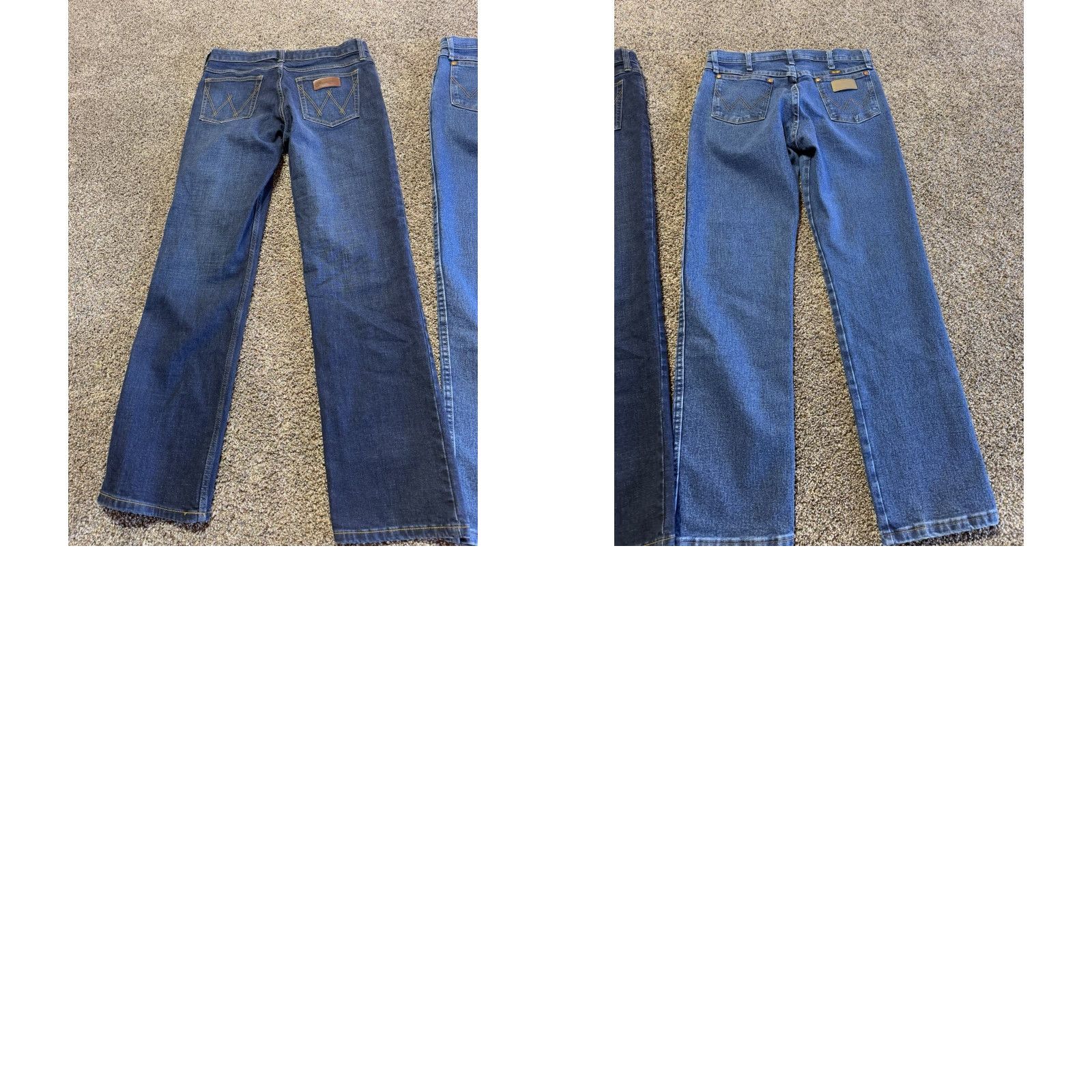 Wrangler Wrangler Jeans Bootcut 32x32 32x32 2 Lot Men Denim Blue 5-Pocket Regular Inseam 32 Cotton Cotton Denim Vintage No? Size US 32 / EU 48 - 10 Thumbnail