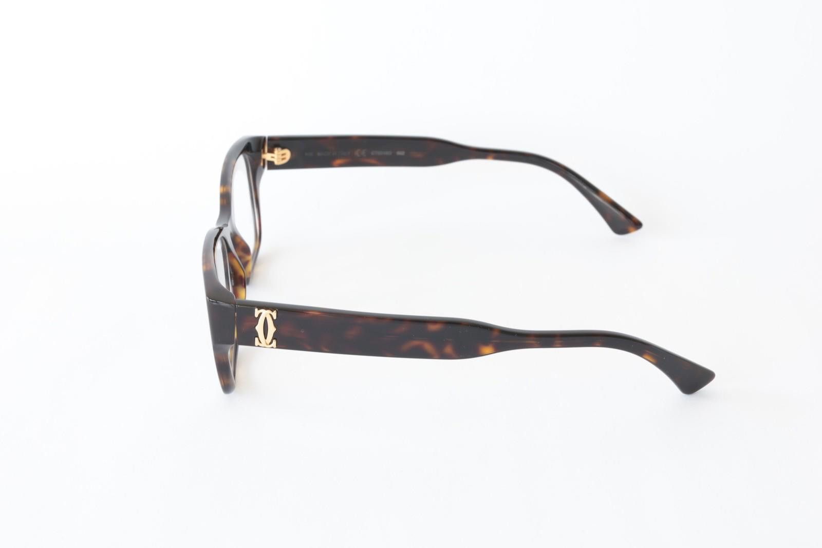 Cartier New Cartier eyewear optical eyeglasses CT0316O 002 havana Size ONE SIZE - 4 Thumbnail