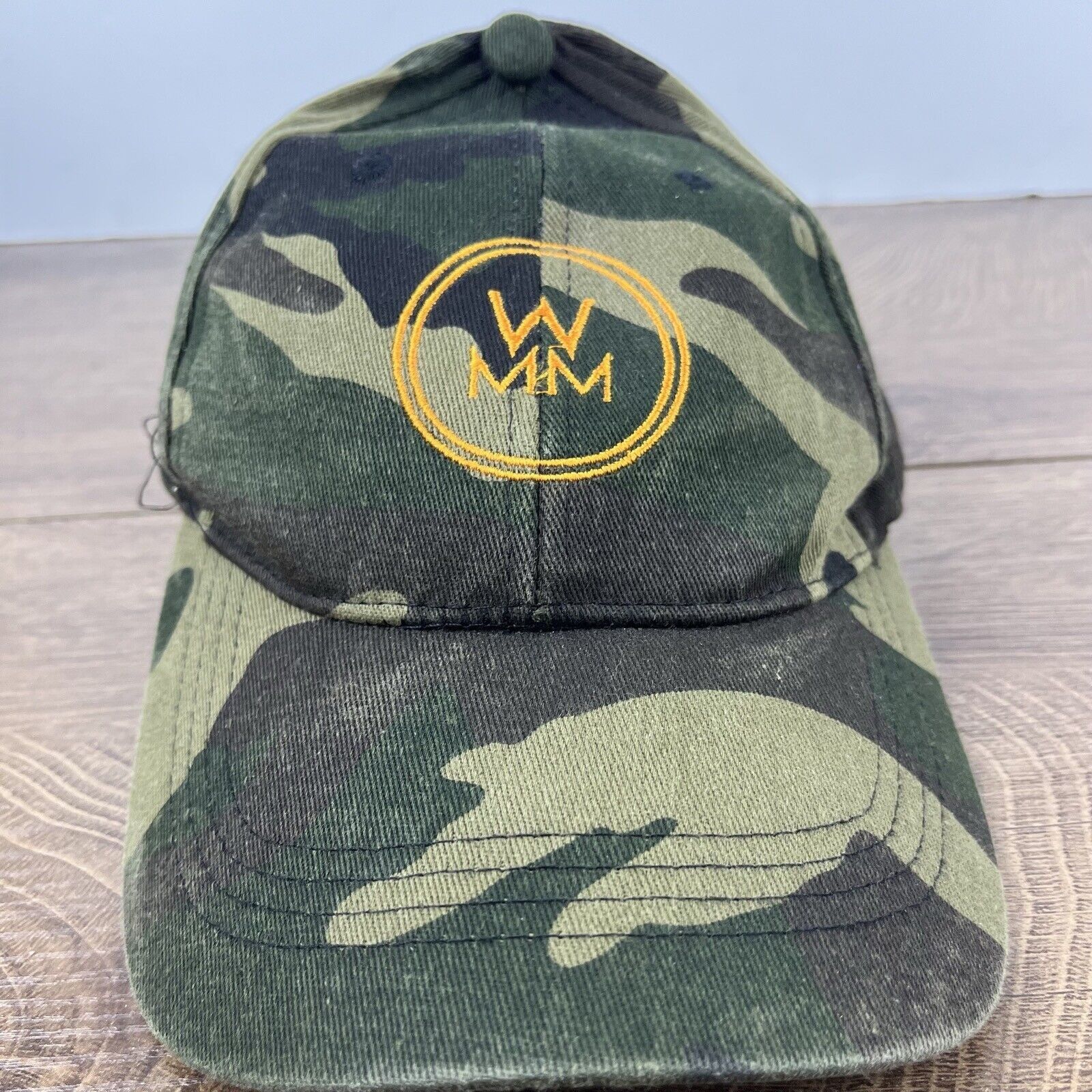 Other Working Man Militia Hat WMM Hat Green Camo Cap Adjustable Ca Size ONE SIZE - 3 Thumbnail