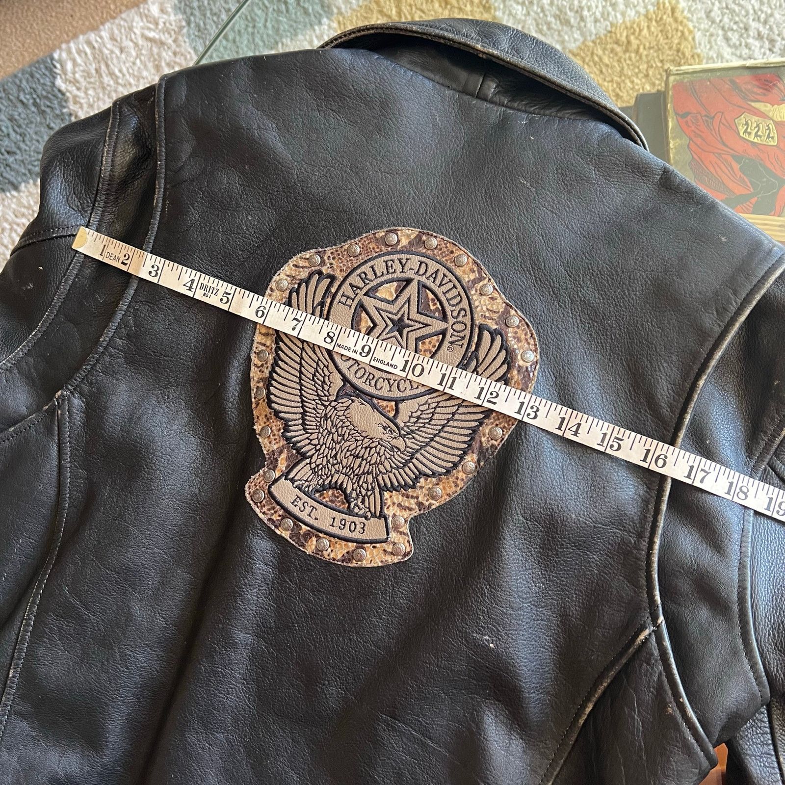 Harley Davidson 00s Harley Davidson Leather Motorcycle Jacket | Cycle Champ Size US M / EU 48-50 / 2 - 19 Thumbnail