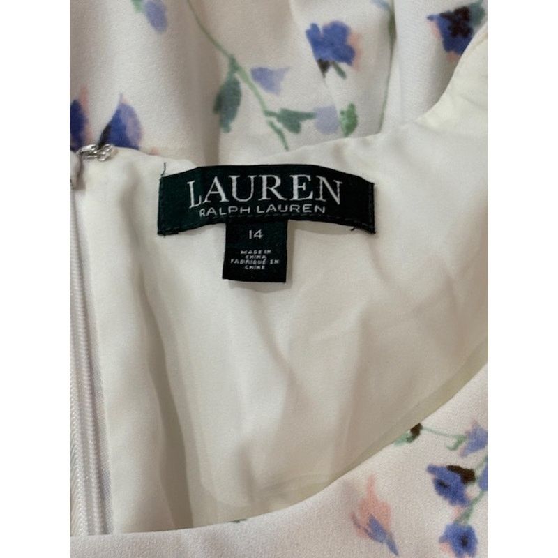 Lauren Ralph Lauren Lauren Ralph Lauren “Darris” Floral Short Sleeve Midi Dress Size XL / US 12-14 / IT 48-50 - 7 Thumbnail