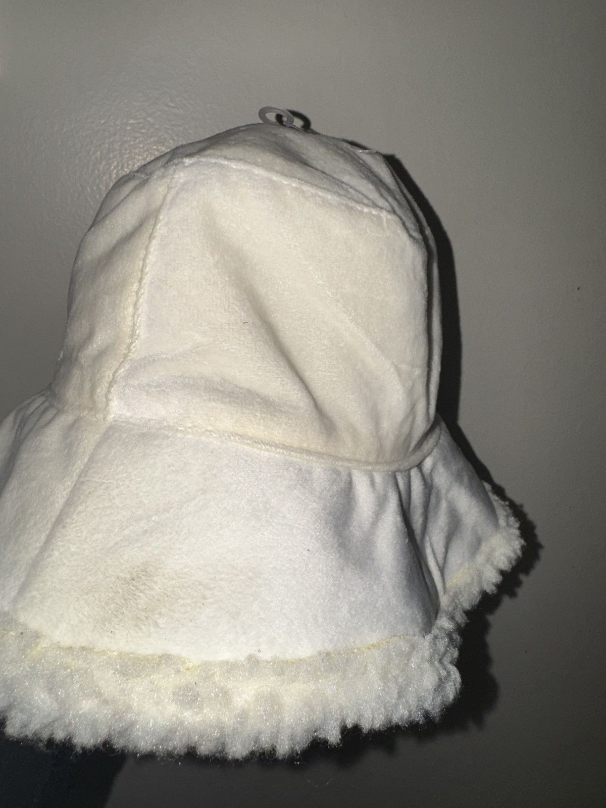 Ed Hardy Ed Hardy Bucket Hat Ivory Sherpa Signature Floral Embroidery Size ONE SIZE - 4 Thumbnail