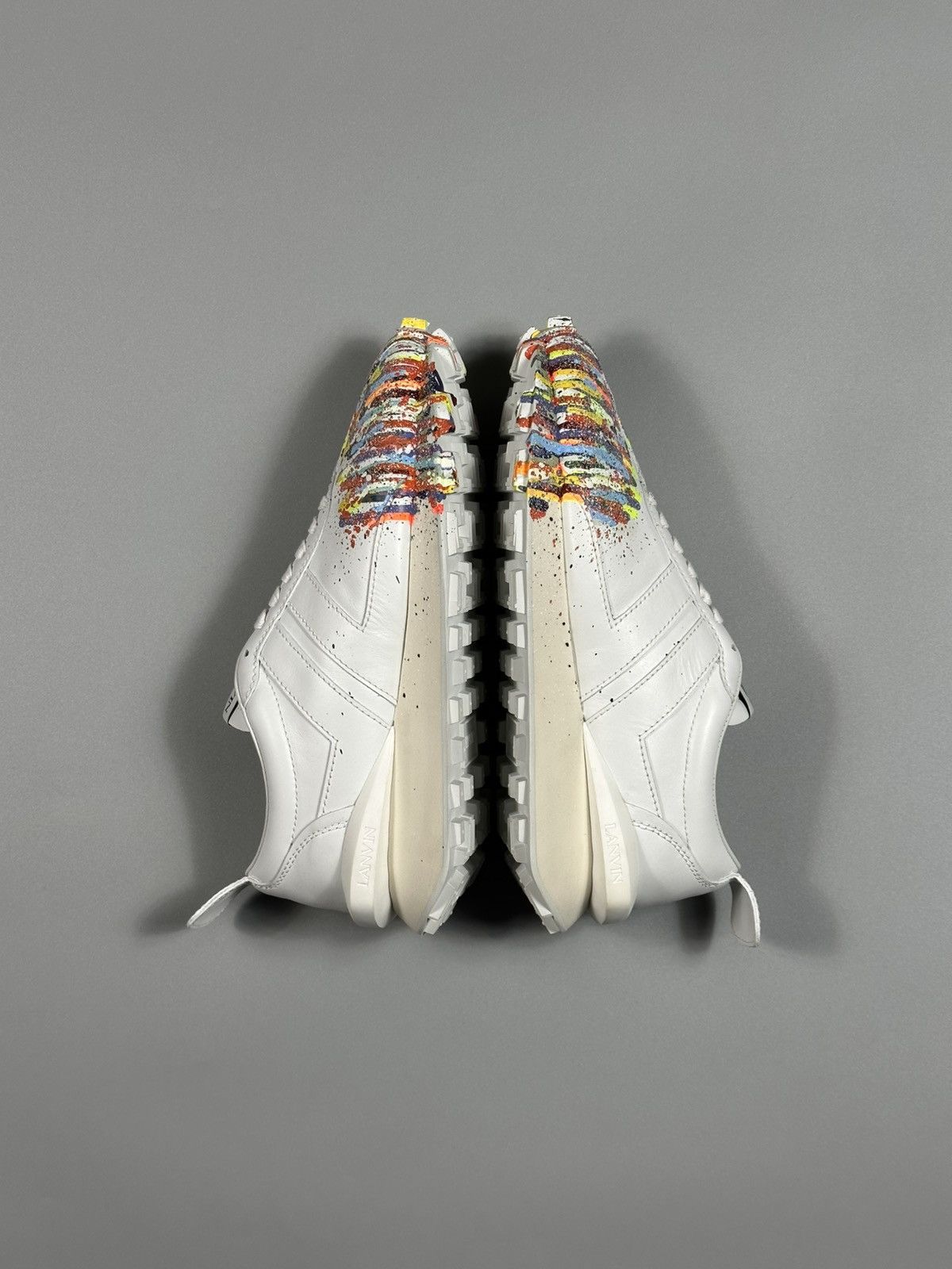 Gallery Dept. × Lanvin Lanvin X Gallery Dept. Painted Bumper Sneakers Size US 7.5 / EU 40-41 - 3 Thumbnail