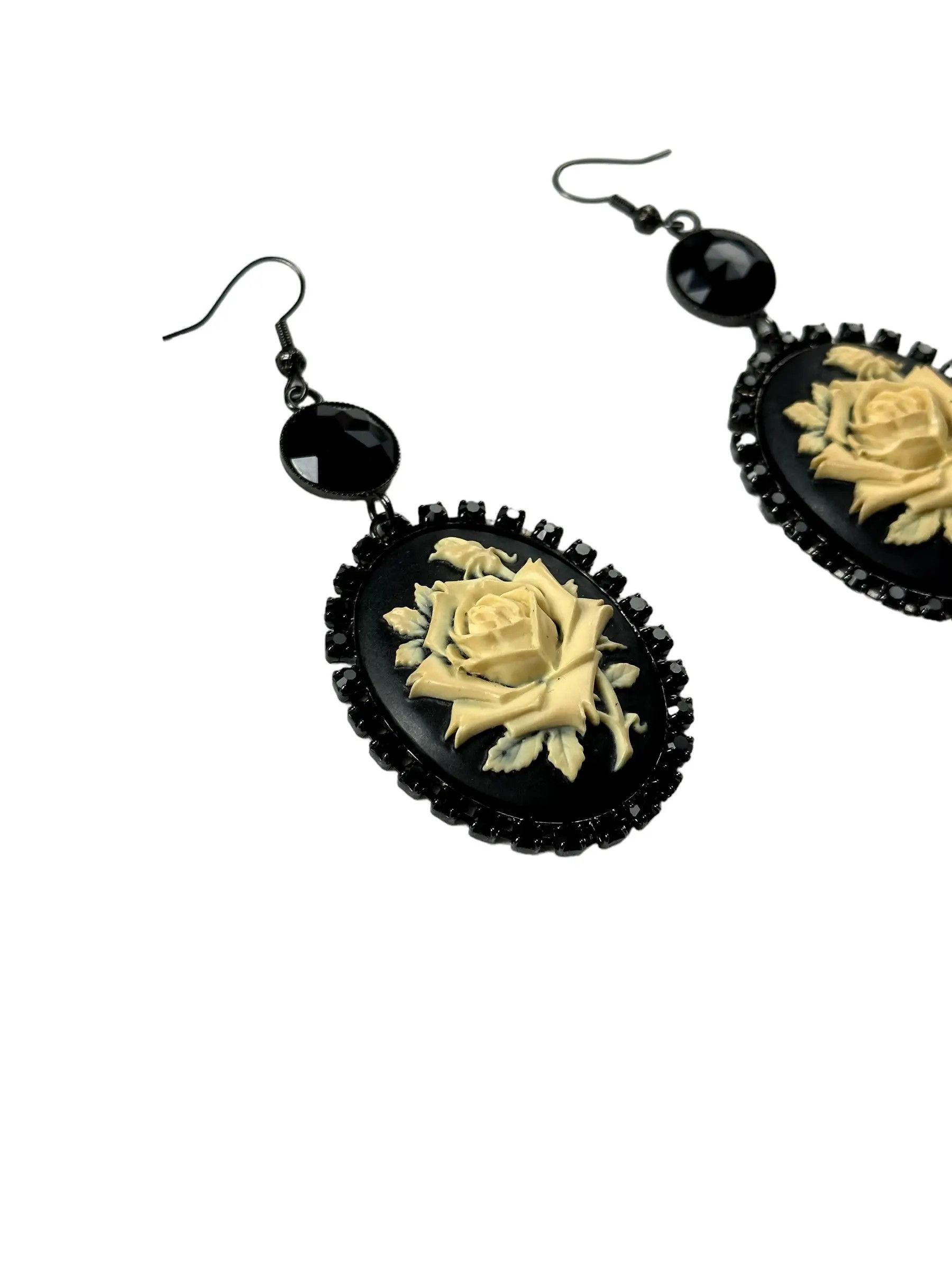 Valentino Red Valentino Gothic Flowers Earrings Size ONE SIZE - 3 Thumbnail