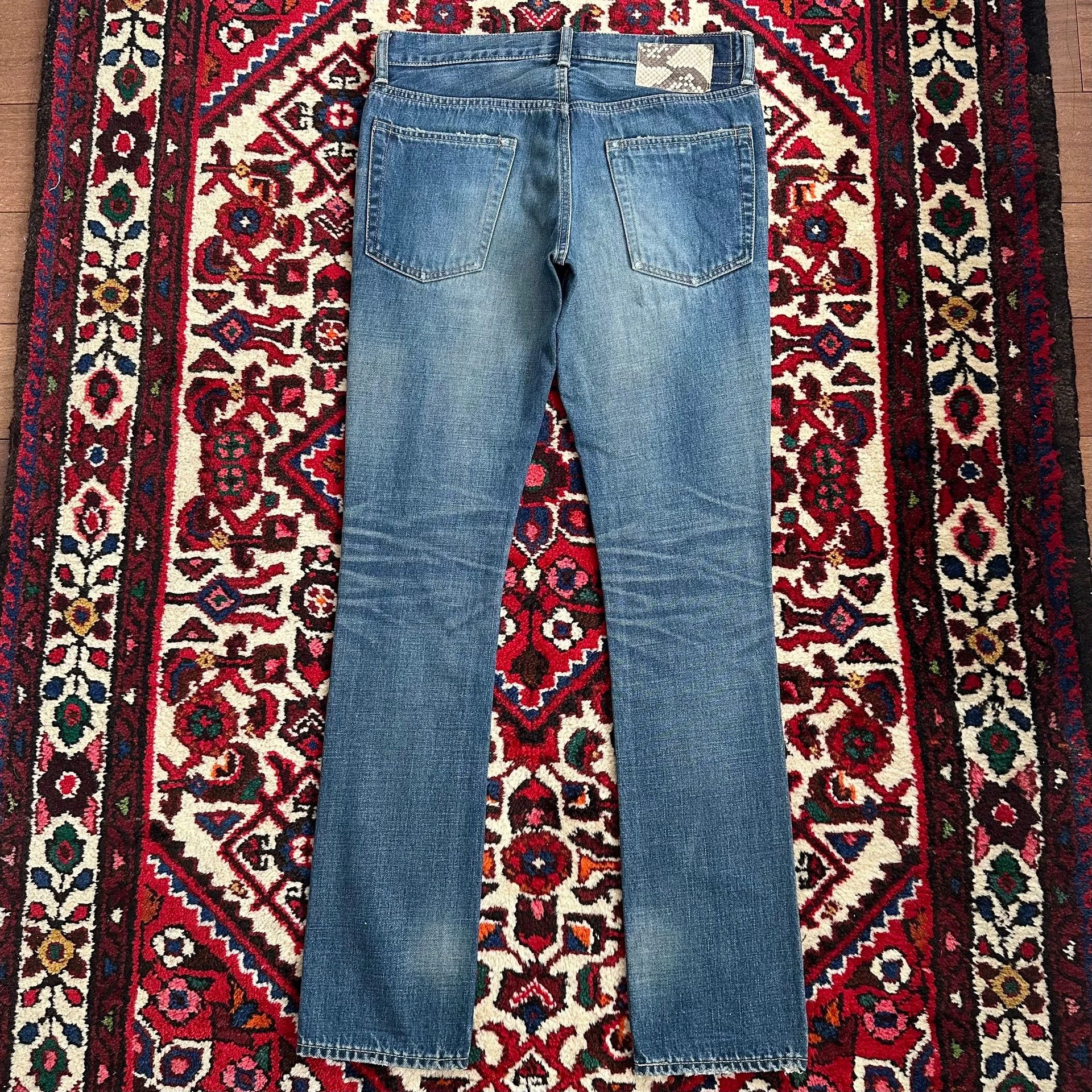 Visvim visvim 06d3 journeyman washed denim jeans w32l30 9.8/10 slim Size US 32 / EU 48 - 2 Thumbnail