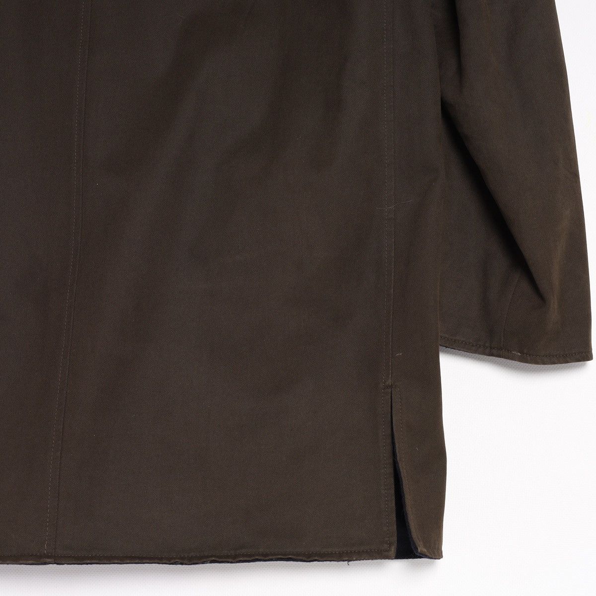 Ermenegildo Zegna Ermenegildo Zegna Reversible Wool Navy Cotton Brown Coat Size US M / EU 48-50 / 2 - 22 Thumbnail