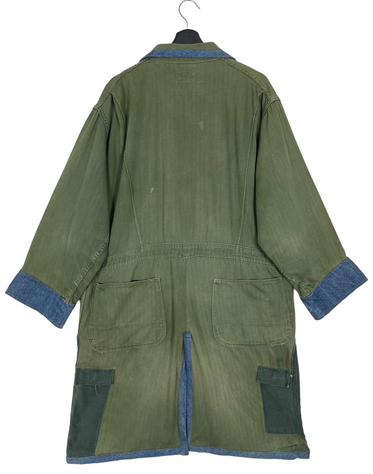 Japanese Brand Sledge's x Tippirag Made reconstructed HBT military jacket. Size US L / EU 52-54 / 3 - 2 Thumbnail