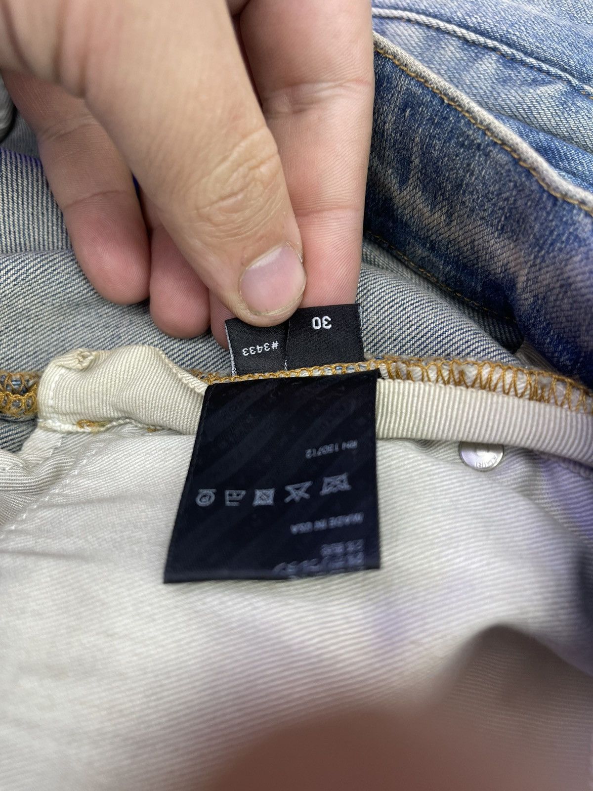 Amiri Amiri Military stencil jeans Size US 30 / EU 46 - 10 Thumbnail