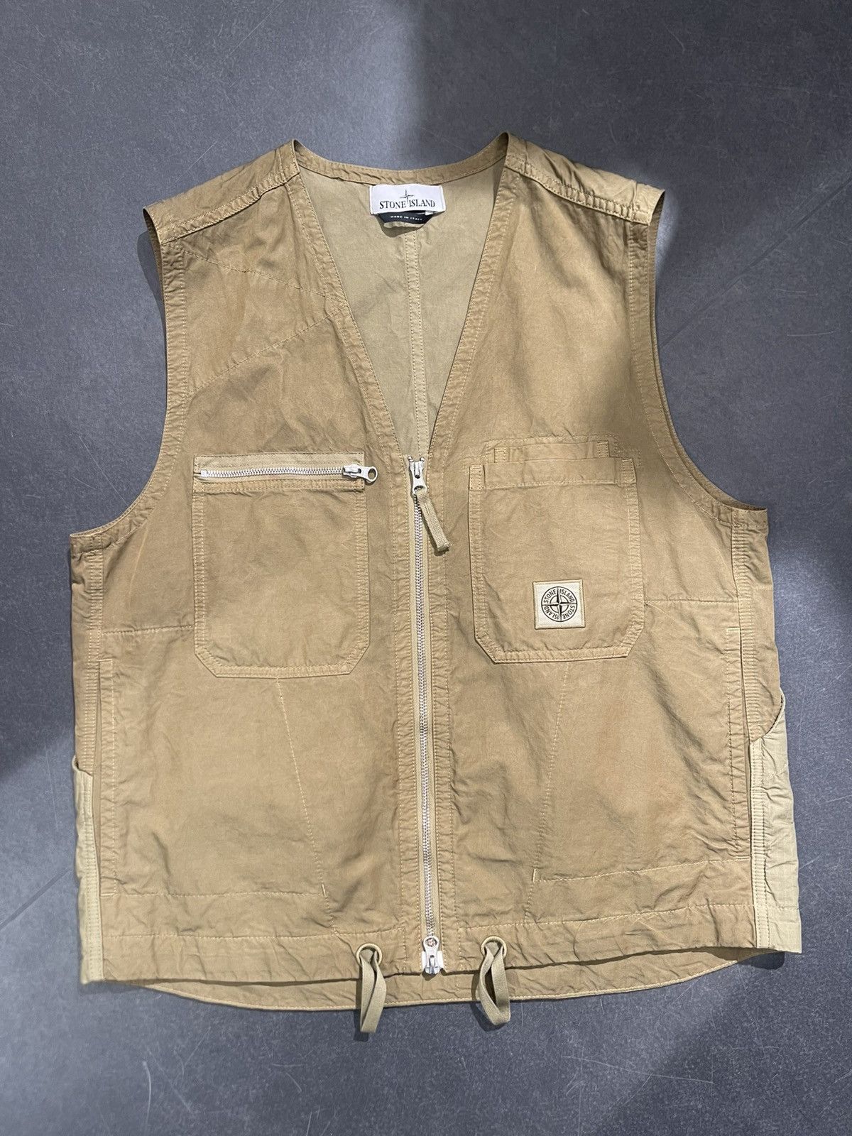 Stone Island Storm Island Khaki Vest Size US M / EU 48-50 / 2 - 1 Thumbnail