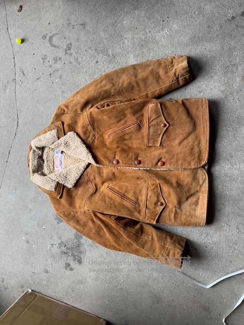 Other Vintage cowhide farmer coat Size US S / EU 44-46 / 1 - 2 Thumbnail
