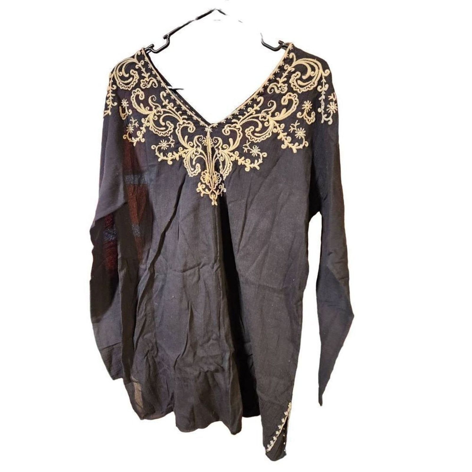 Lucky Brand Lucky brand S black blouse beautiful Size S / US 4 / IT 40 - 6 Thumbnail