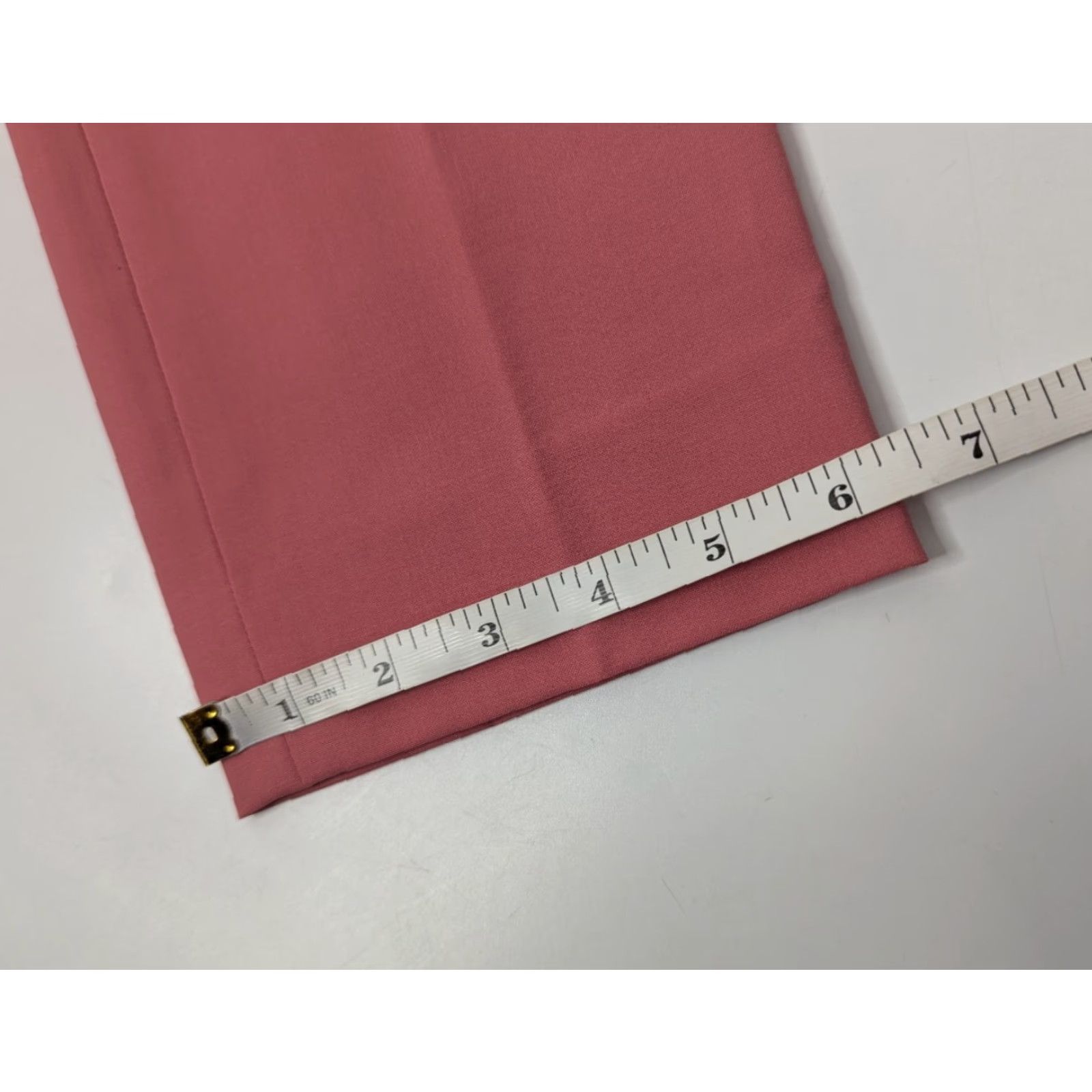 St. John St John Pants Women 2 Pink Straight Trouser Dress Slacks Wool Spandex Knit Modern Classic Business Workwear Size 26" / US 2 / IT 38 - 7 Thumbnail