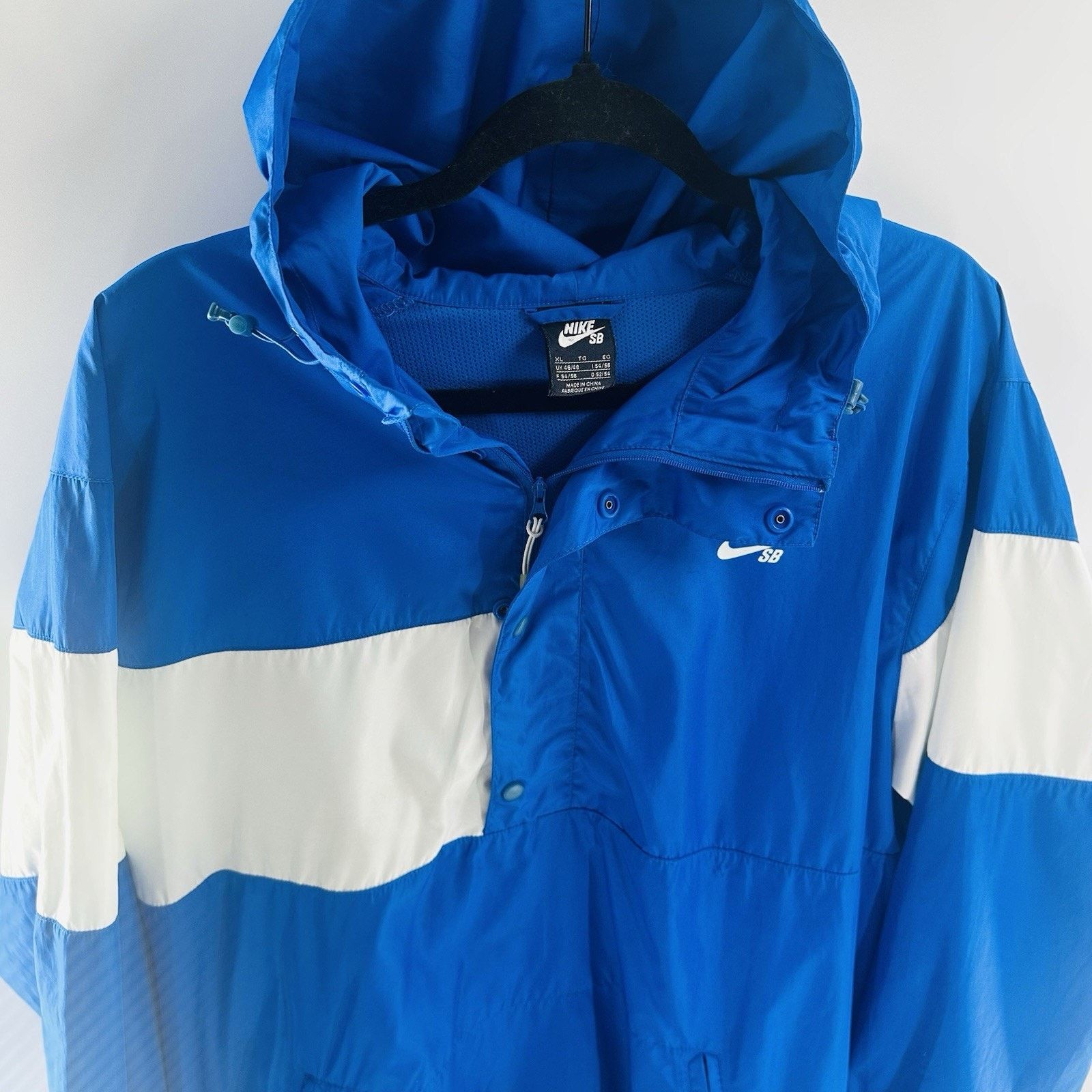 Nike Nike SB Mens Rare Windbreaker 1/4 Zip Up Jacket Hoodie Size US XL / EU 56 / 4 - 5 Thumbnail