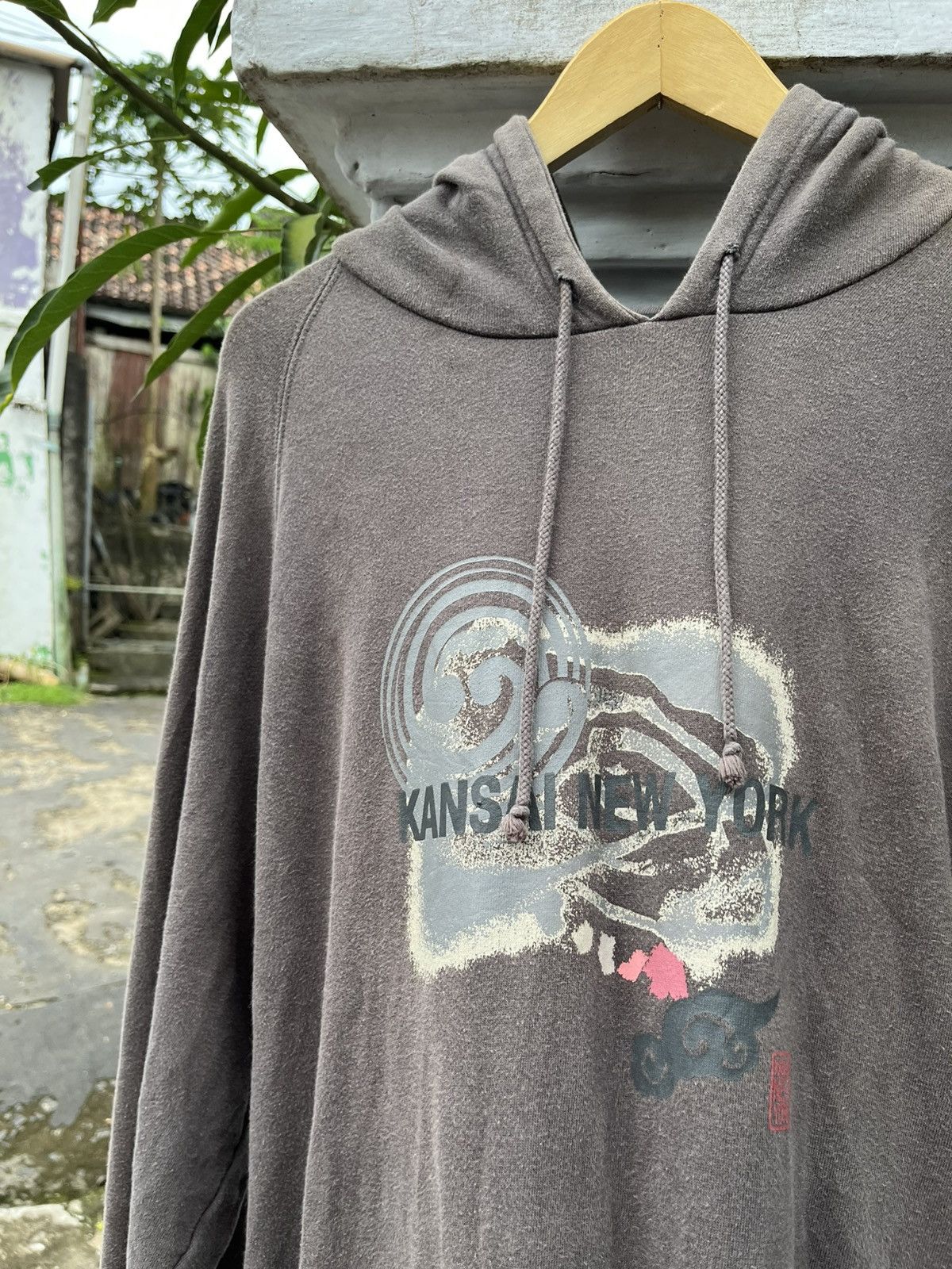 Kansai Yamamoto RARE Vintage Kansai New York Hoodie Size US XL / EU 56 / 4 - 2 Thumbnail