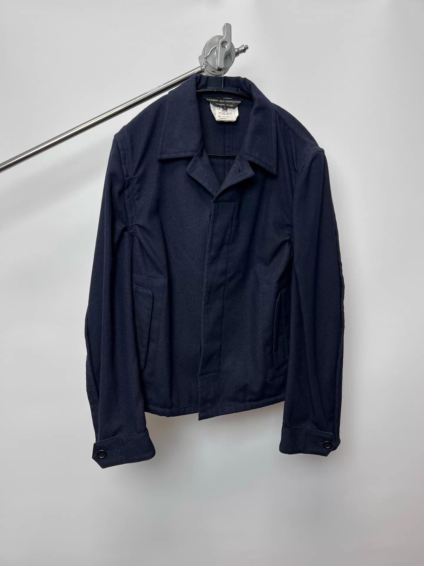 Comme des Garcons Comme des Garçons 98AW Wool Jacket Armpit Pleat Detail Size US M / EU 48-50 / 2 - 2 Thumbnail