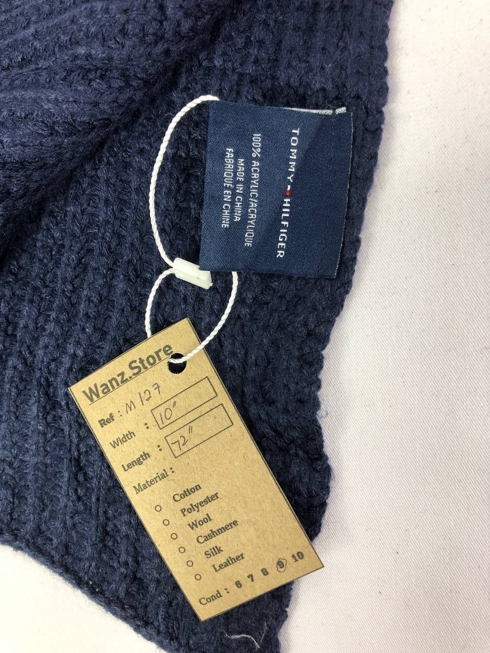 Tommy Hilfiger Tommy Hilfiger Scarf Muffler Neckwear M127 Size ONE SIZE - 8 Thumbnail