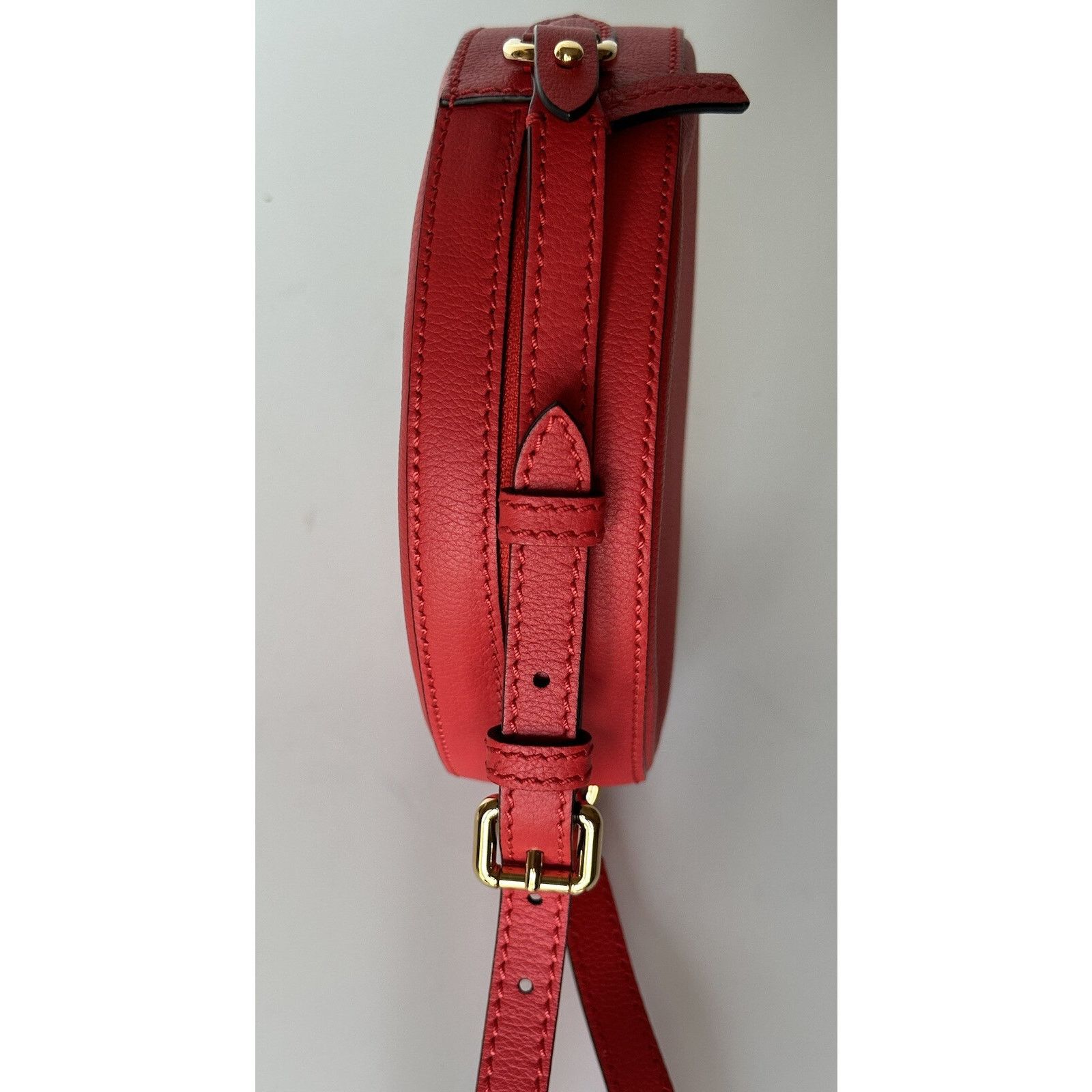 Versace Versace Medusa Head Leather Round Red Crossbody Bag DBFI050 Size ONE SIZE - 13 Thumbnail