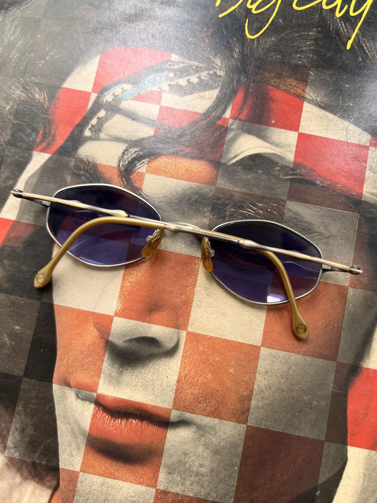 Jean Paul Gaultier 90s Jean Paul Gaultier Purple Lens Sunglasses Size ONE SIZE - 2 Thumbnail