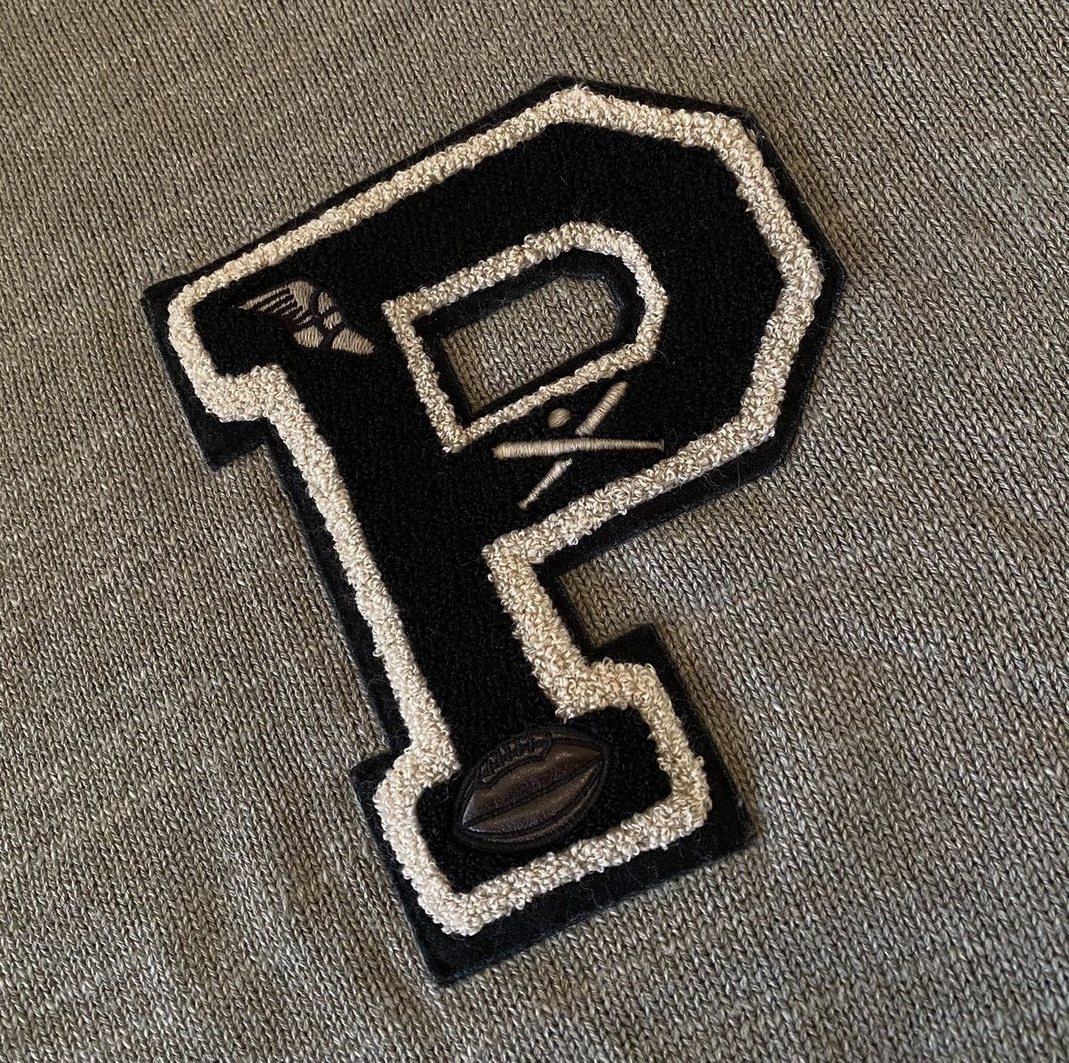 Polo Ralph Lauren Polo Ralph Lauren 1992 Stadium P-Wing Sweater x Old Money Size US XL / EU 56 / 4 - 3 Thumbnail