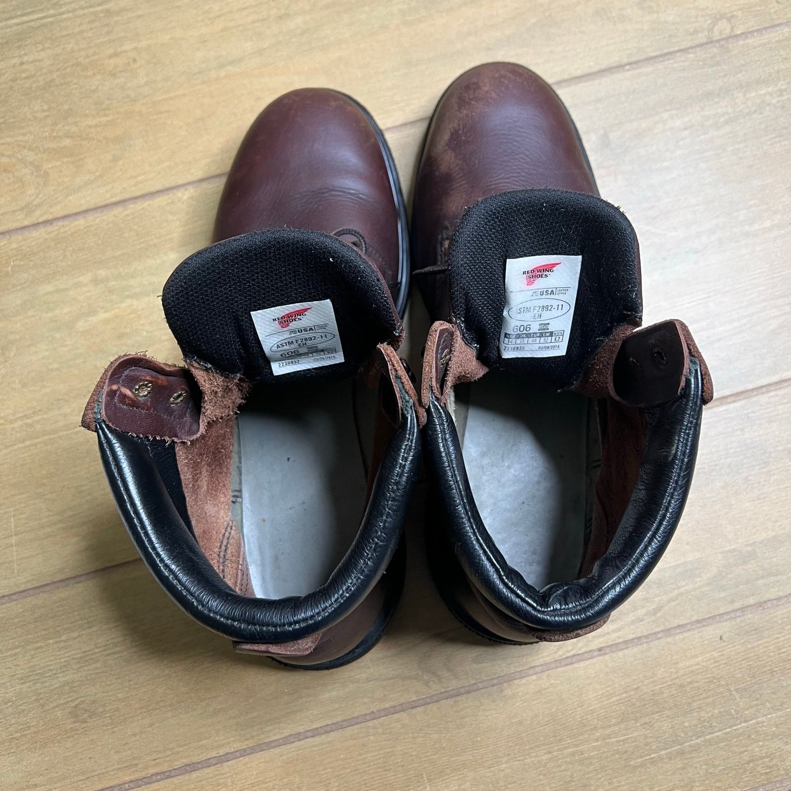 Red Wing Red Wing 606 Leather Work Boots Soft Toe EH USA Men’s 14 E2 Size US 14 / EU 47 - 3 Thumbnail