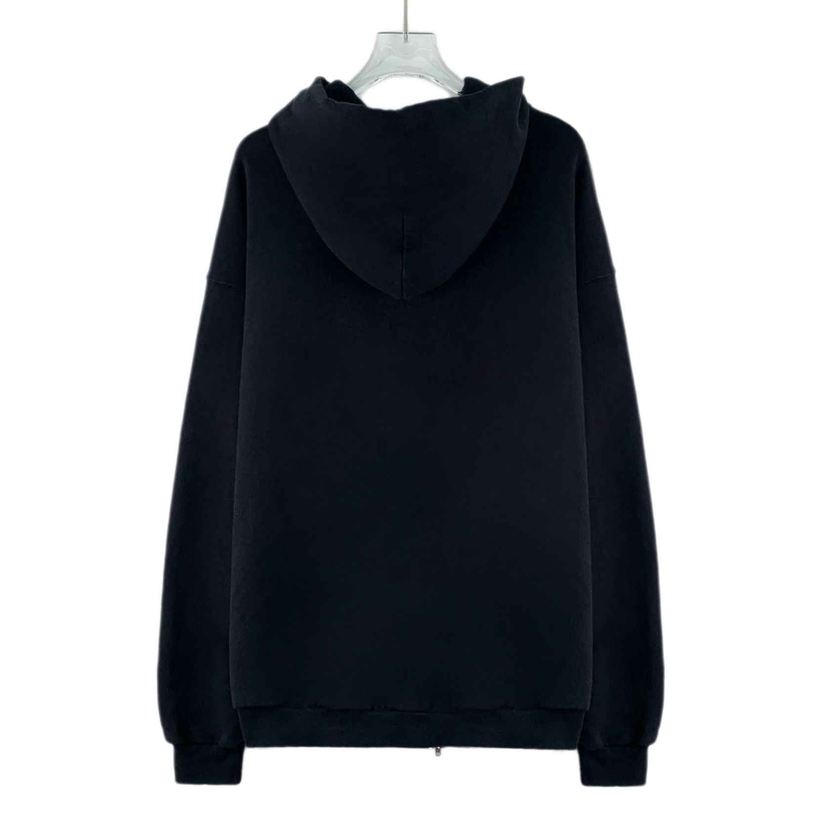 Balenciaga Balenciaga Patch Logo Hoodie Zip-Up Black (XS) Size US XS / EU 42 / 0 - 2 Thumbnail