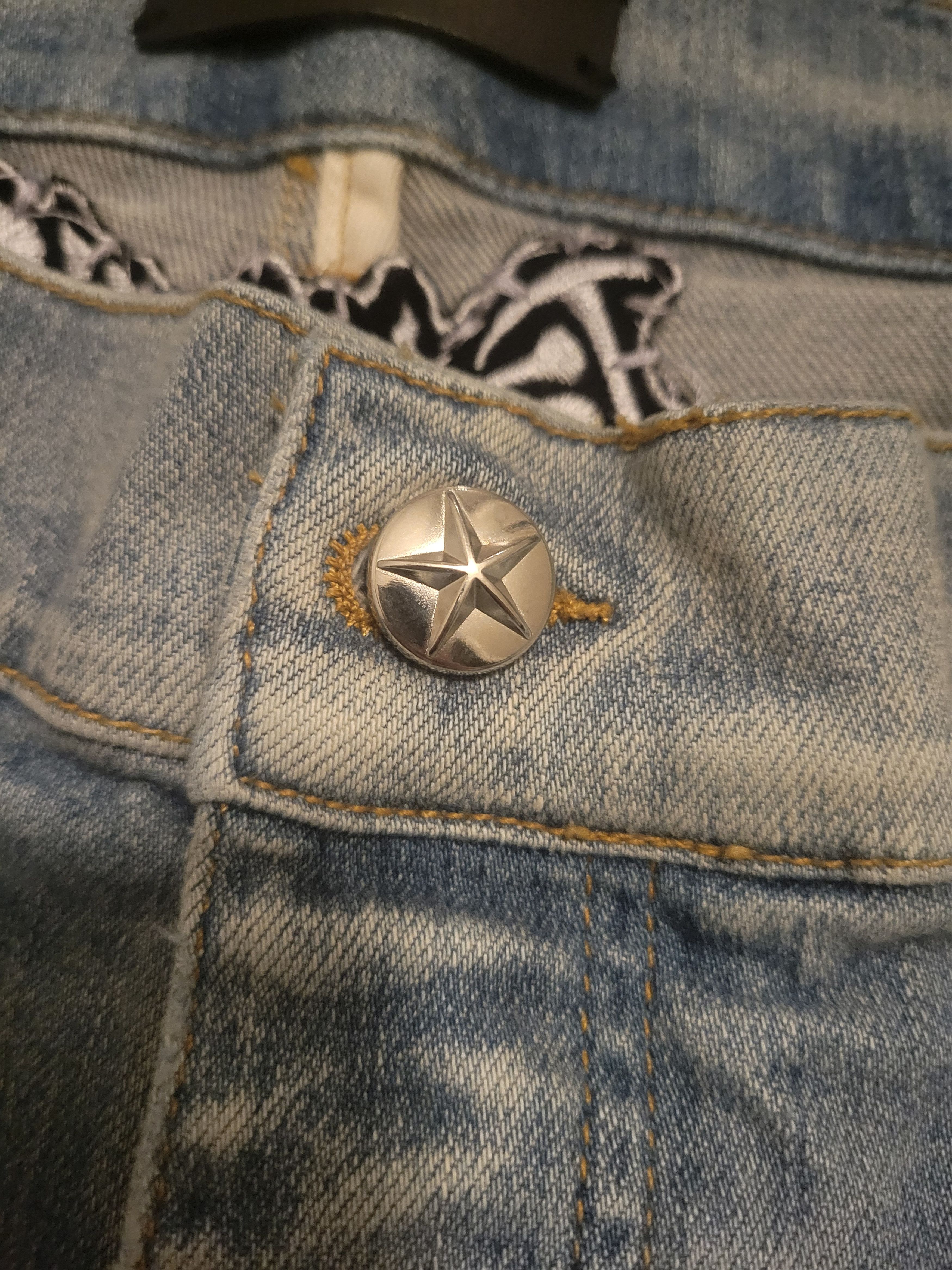 Amiri Amiri Chemist Denim Blue White Patch Blue Jeans Sz 36 Size US 36 / EU 52 - 6 Thumbnail