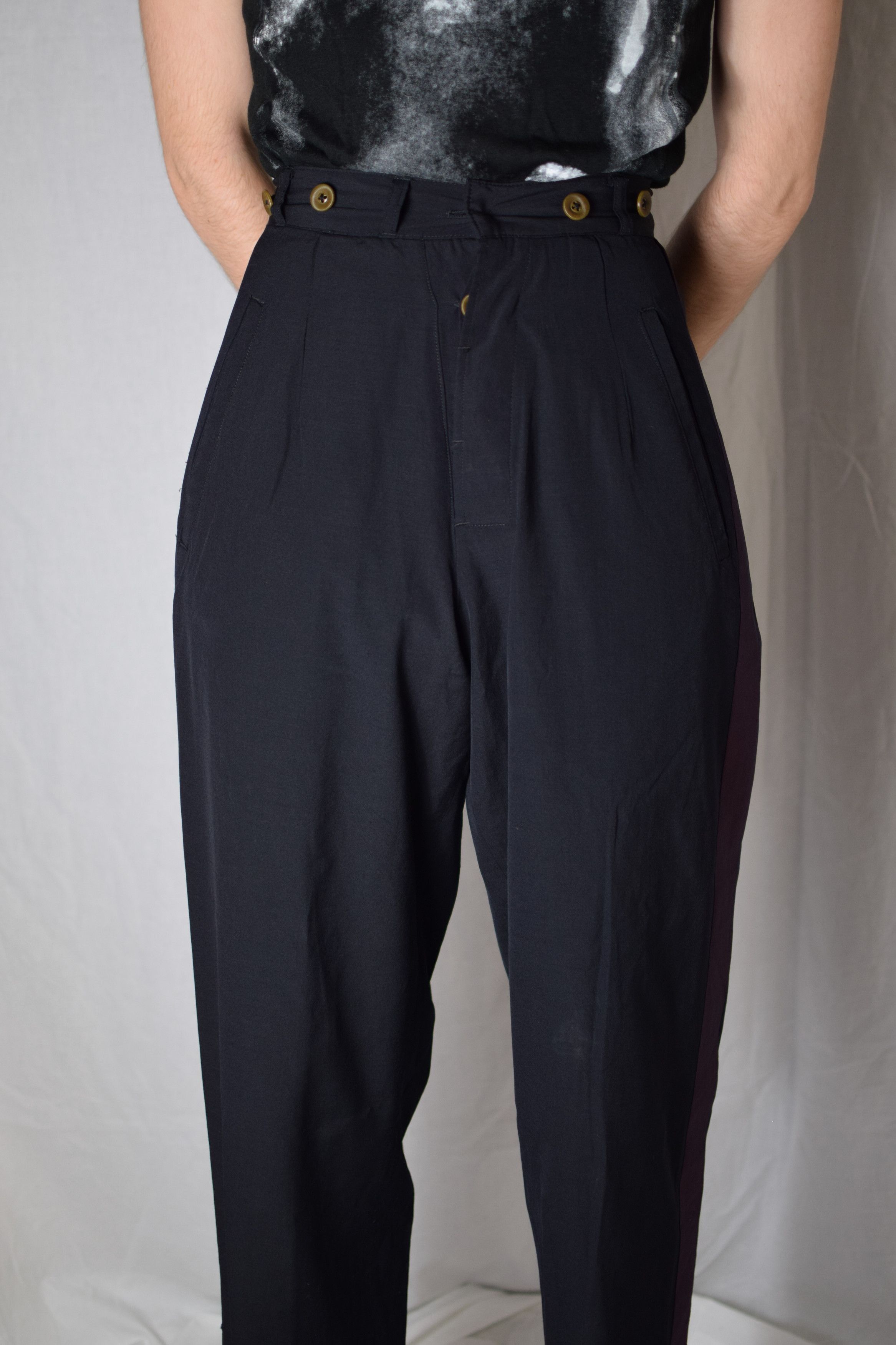 Yohji Yamamoto YYPH Side Stripe Pants Size US 26 / EU 42 - 8 Thumbnail