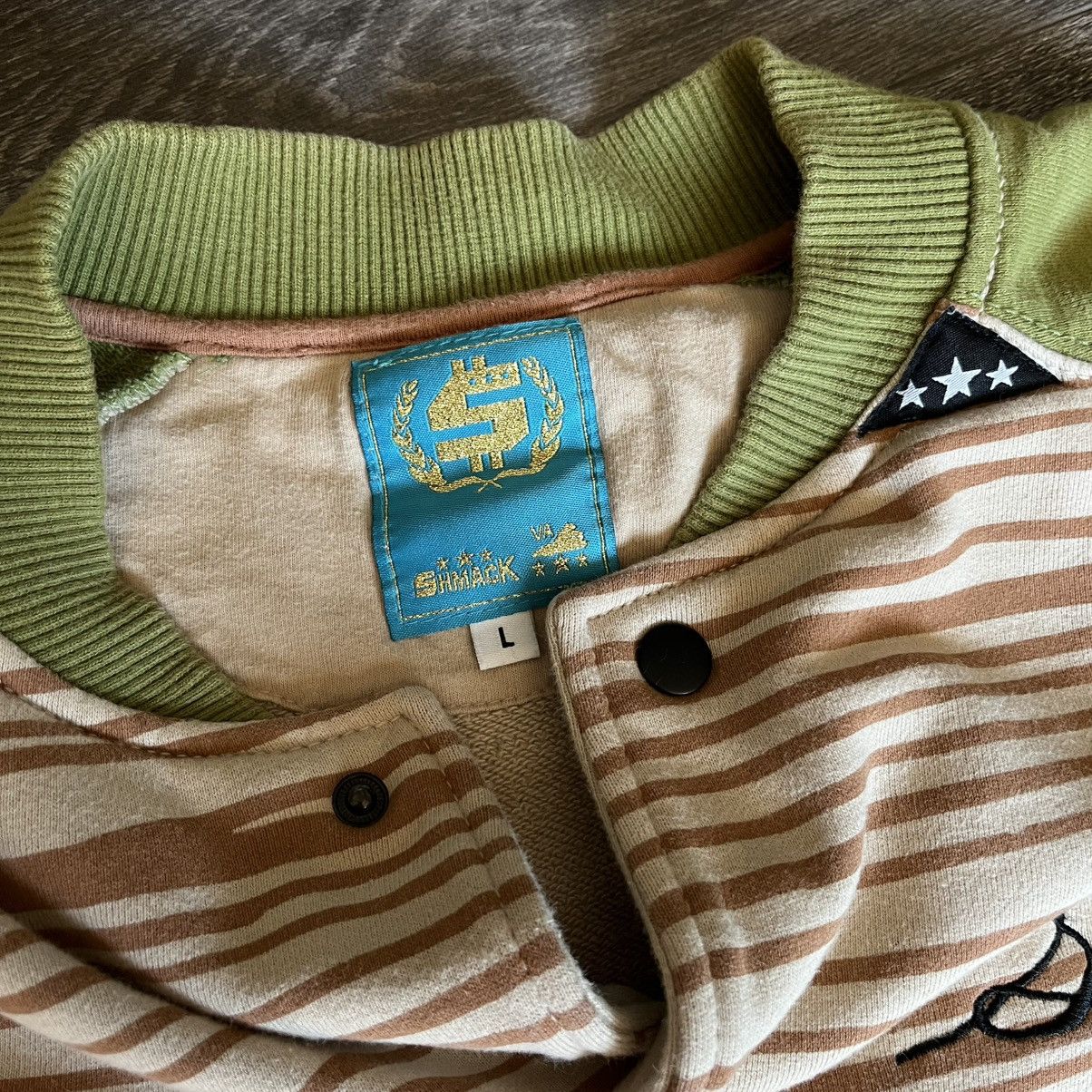 Shmack Vintage 2007 Shmack Fall Collection Button Up Varsity Jacket Size US L / EU 52-54 / 3 - 7 Thumbnail