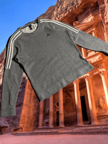 Adidas × Vintage Adidas Vintage Y2K Hype oversize creamy Sweatshirt rare Size US XXL / EU 58 / 5 - 1 Thumbnail