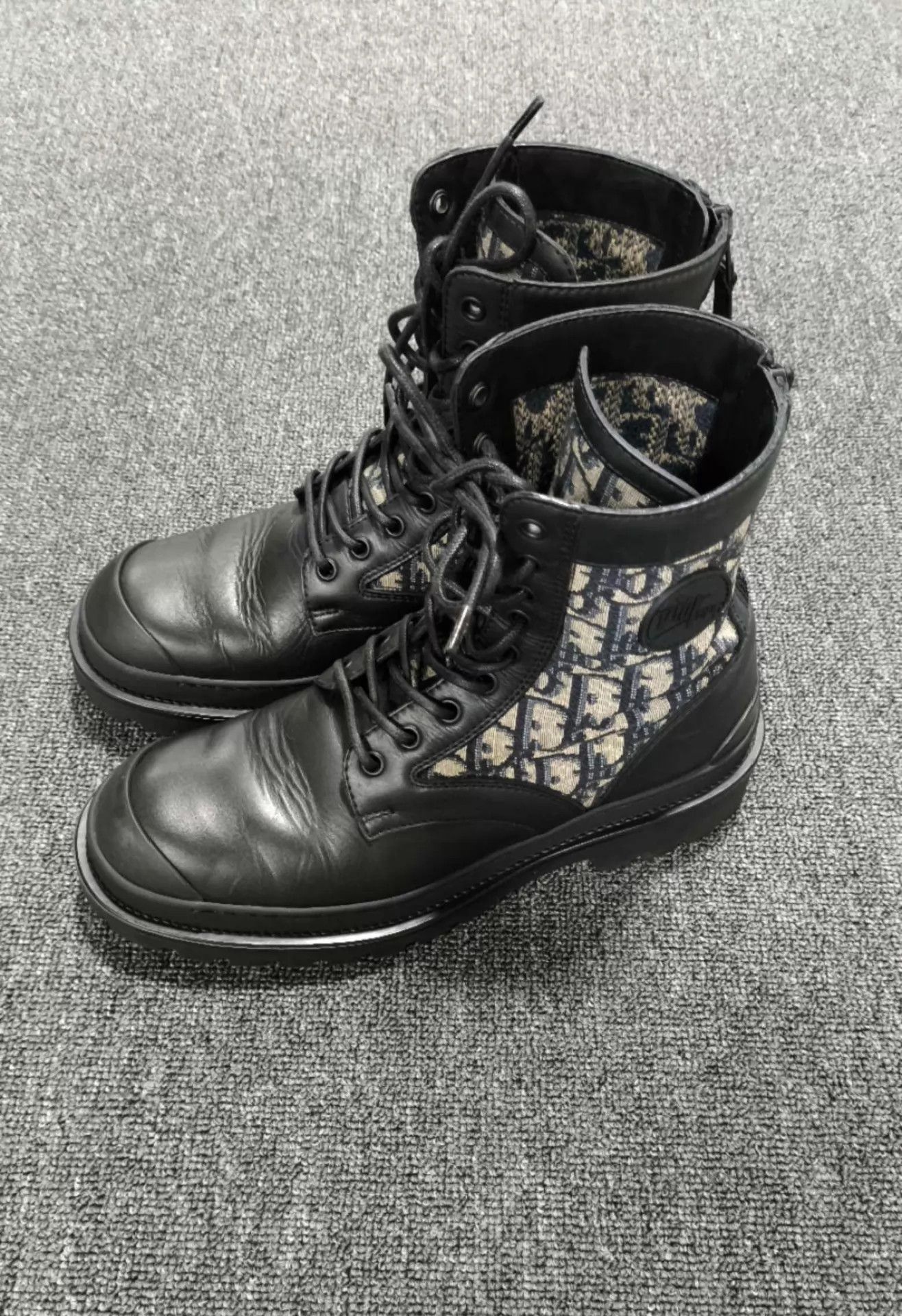 Dior Dior Oblique Print Martin Boots 39 99 New Size US 8.5 / IT 38.5 - 1 Thumbnail