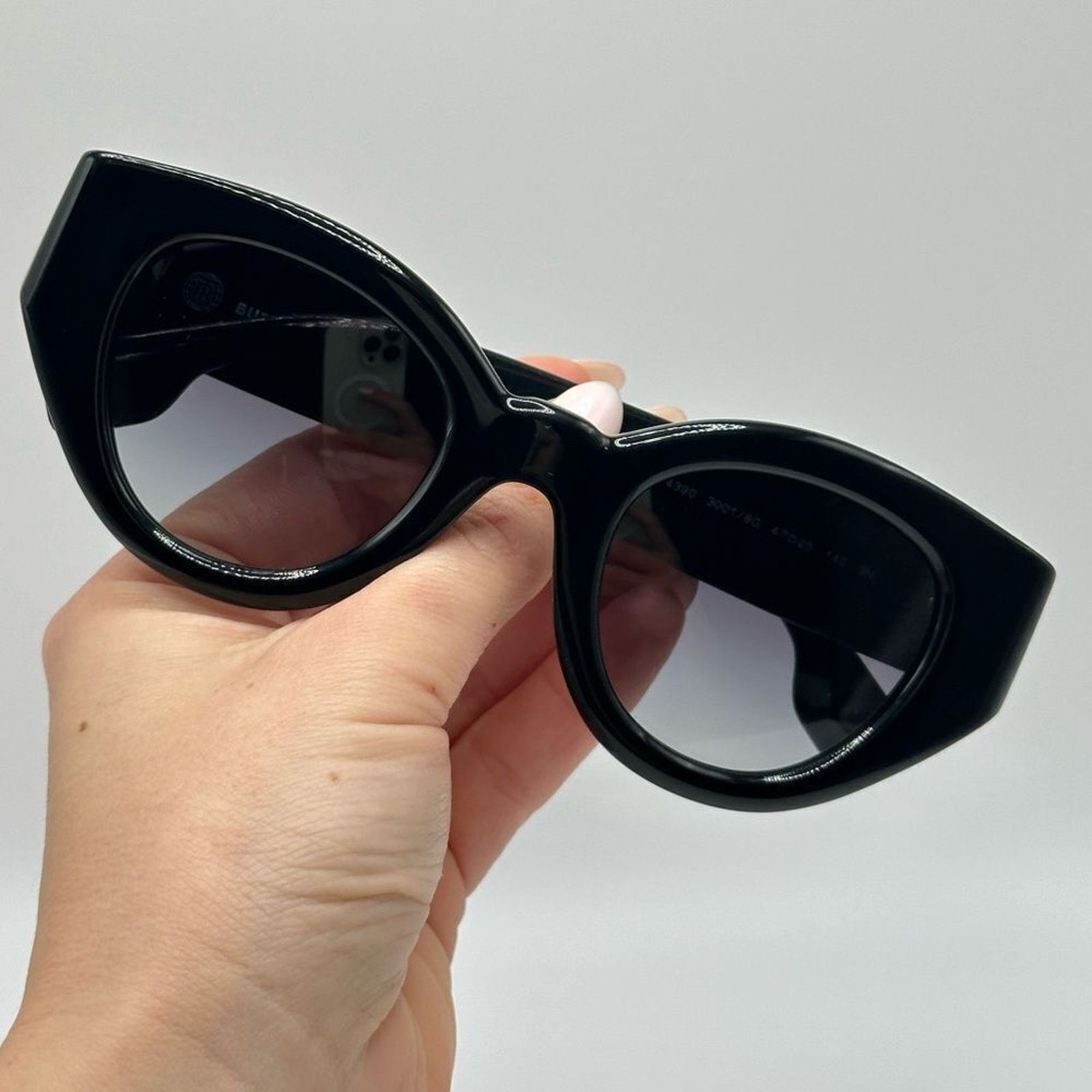 Burberry NEW BURBERRY BE4390 30018G Black/Grey Gradient Sunglasses Size ONE SIZE - 10 Thumbnail