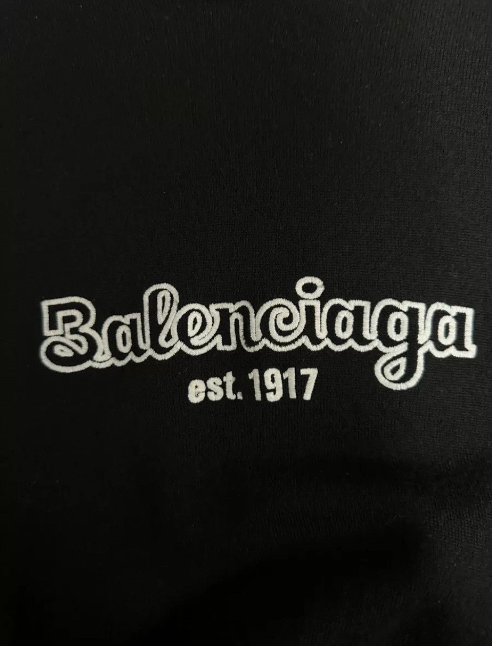 Balenciaga Balenciaga embroidered cursive logo hoodie - DMC Size US M / EU 48-50 / 2 - 4 Thumbnail