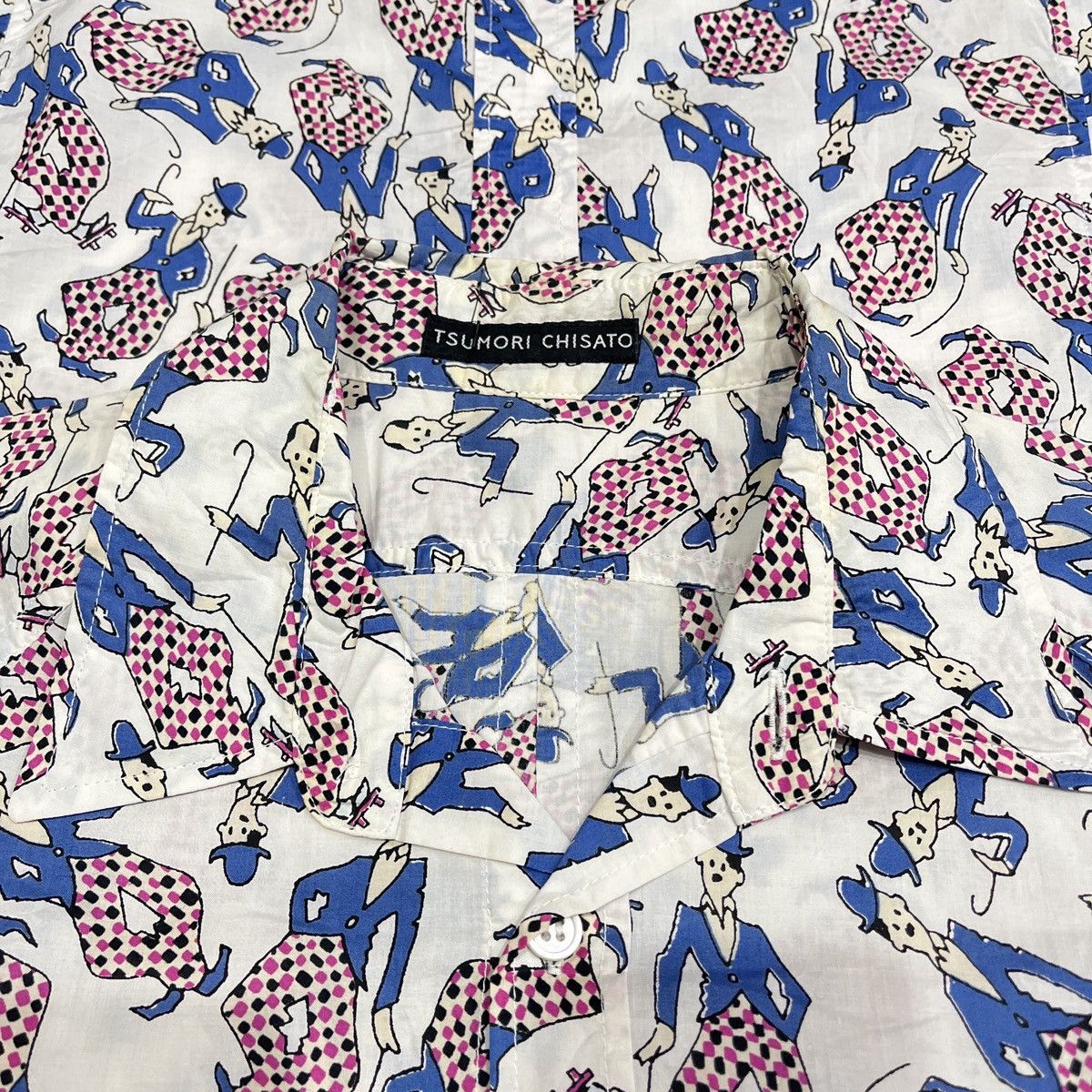 Issey Miyake Tsumori Chisato Graphic Chaplin Pattern short Issey Miyake Size US L / EU 52-54 / 3 - 3 Thumbnail