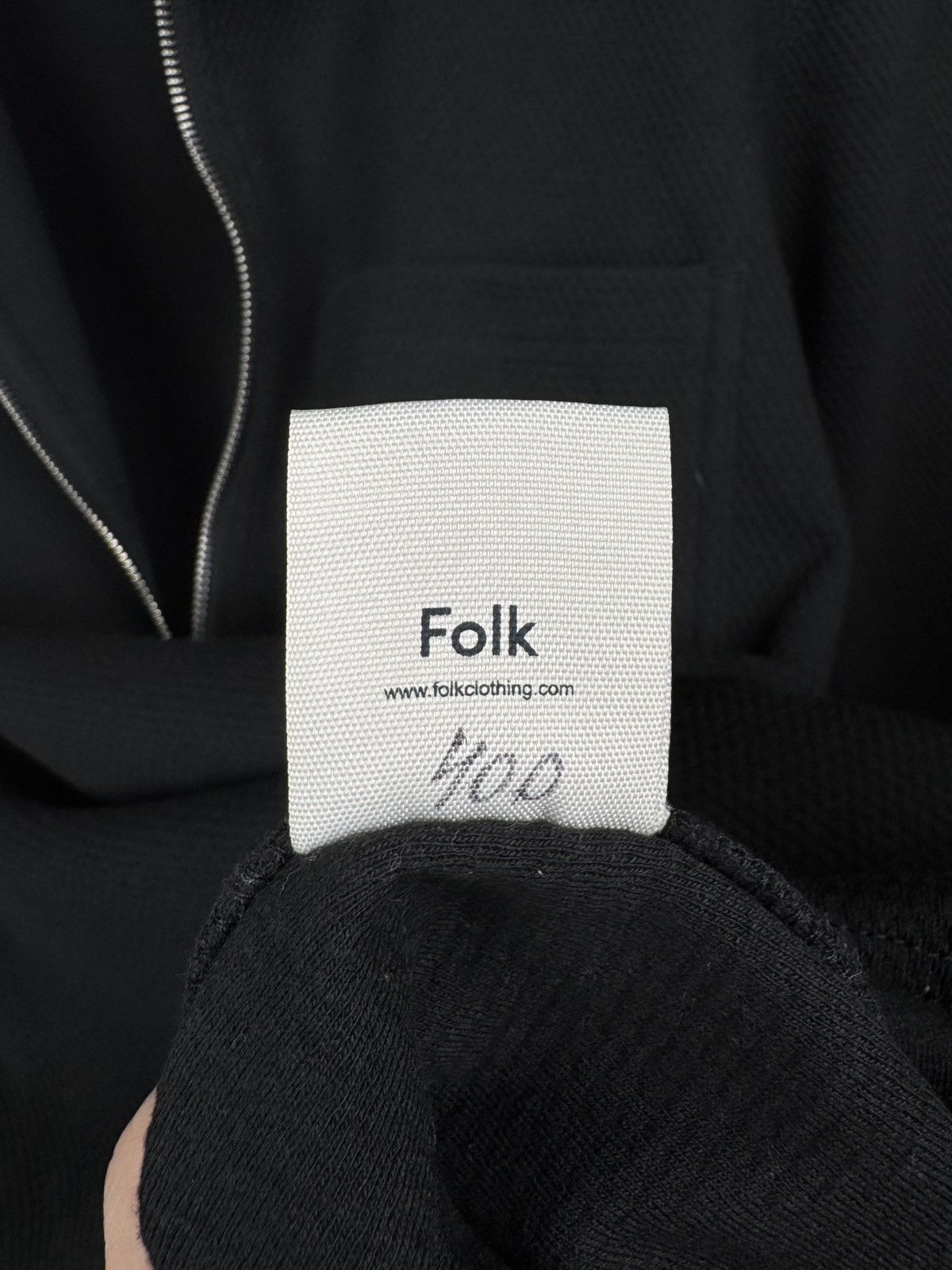 Folk Folk 1/4 Zip Black Jumper Mens Size M Sweater Size US M / EU 48-50 / 2 - 12 Thumbnail