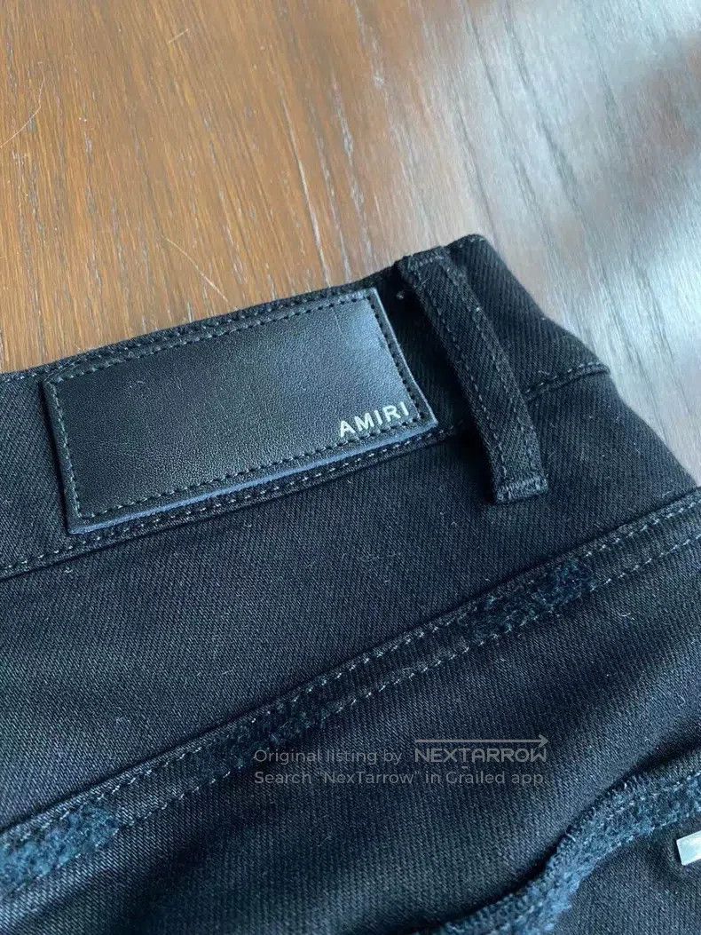 Amiri Amiri Classic Embroidered Patchwork Black Jeans, Size 30 Size US 30 / EU 46 - 3 Thumbnail
