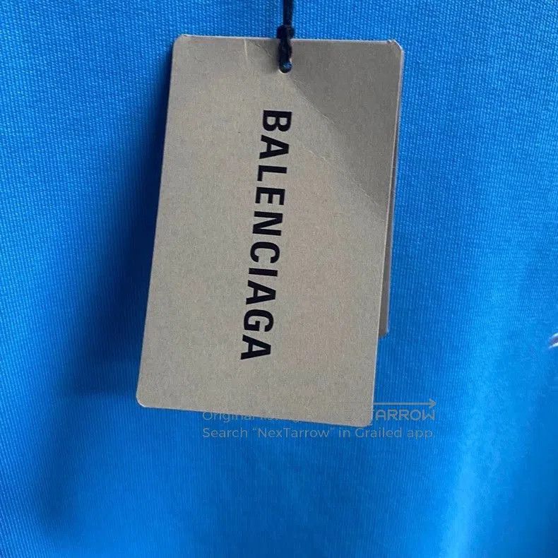 Balenciaga Balenciaga Blue Coke Logo Sweatshirt. Size US M / EU 48-50 / 2 - 3 Thumbnail