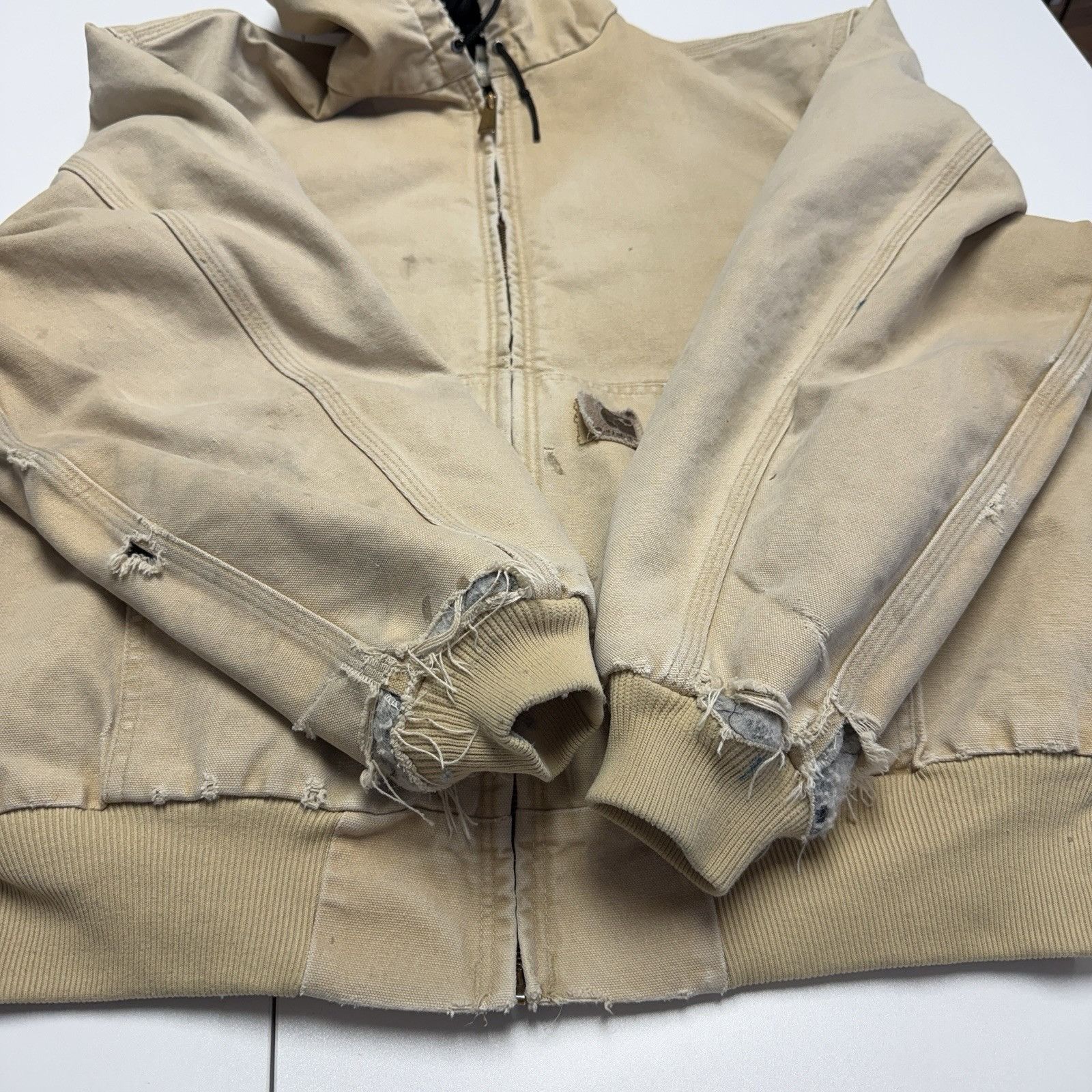 Carhartt Vintage Carhartt J06 Wet Jacket Mens XL Insulated Full Zip C Size US XL / EU 56 / 4 - 6 Thumbnail