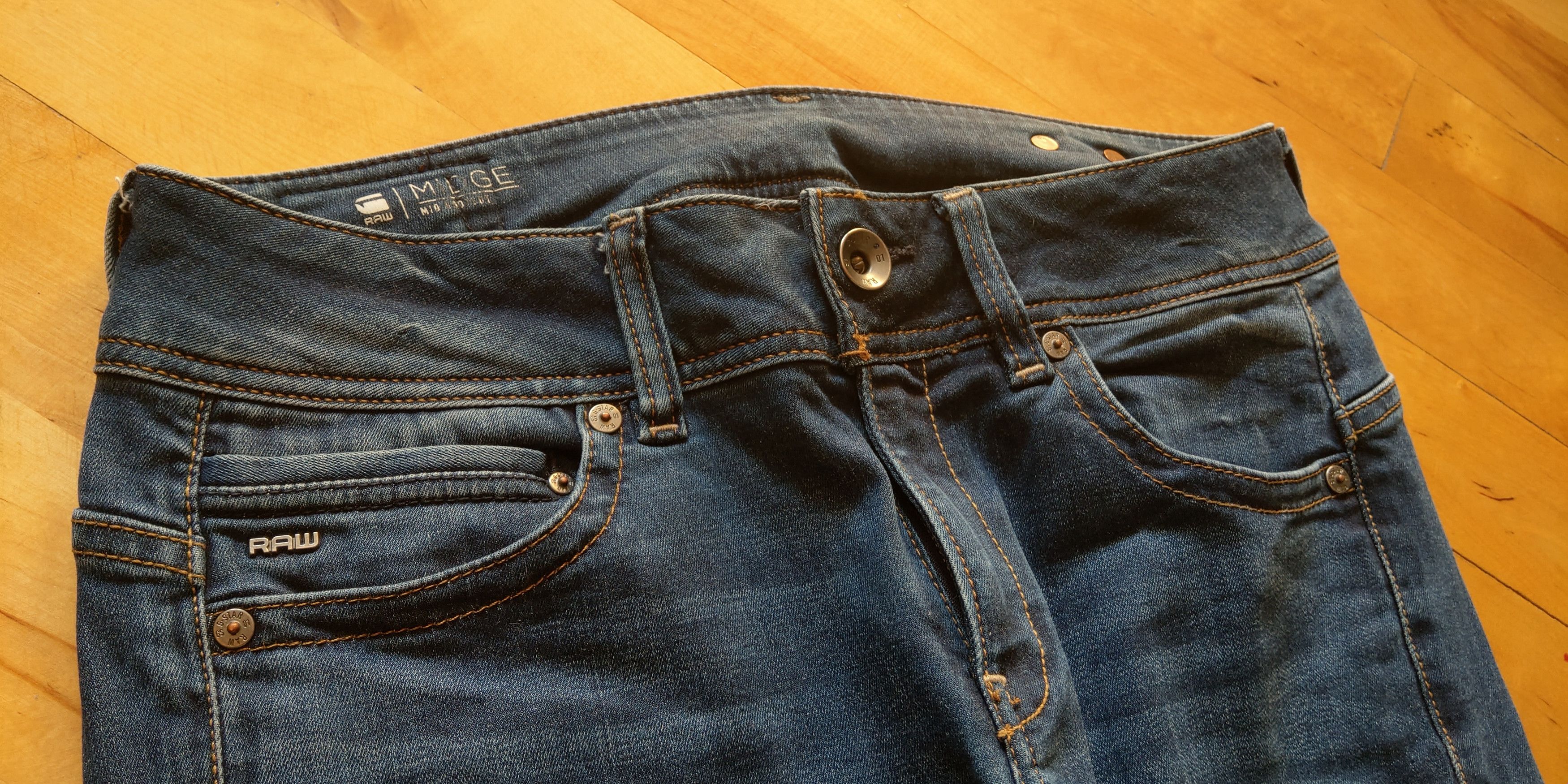 G-Star Flared Bootcut Skinny Stacked Pants Bell Bottom Denim G-STAR Size US 31 - 14 Thumbnail