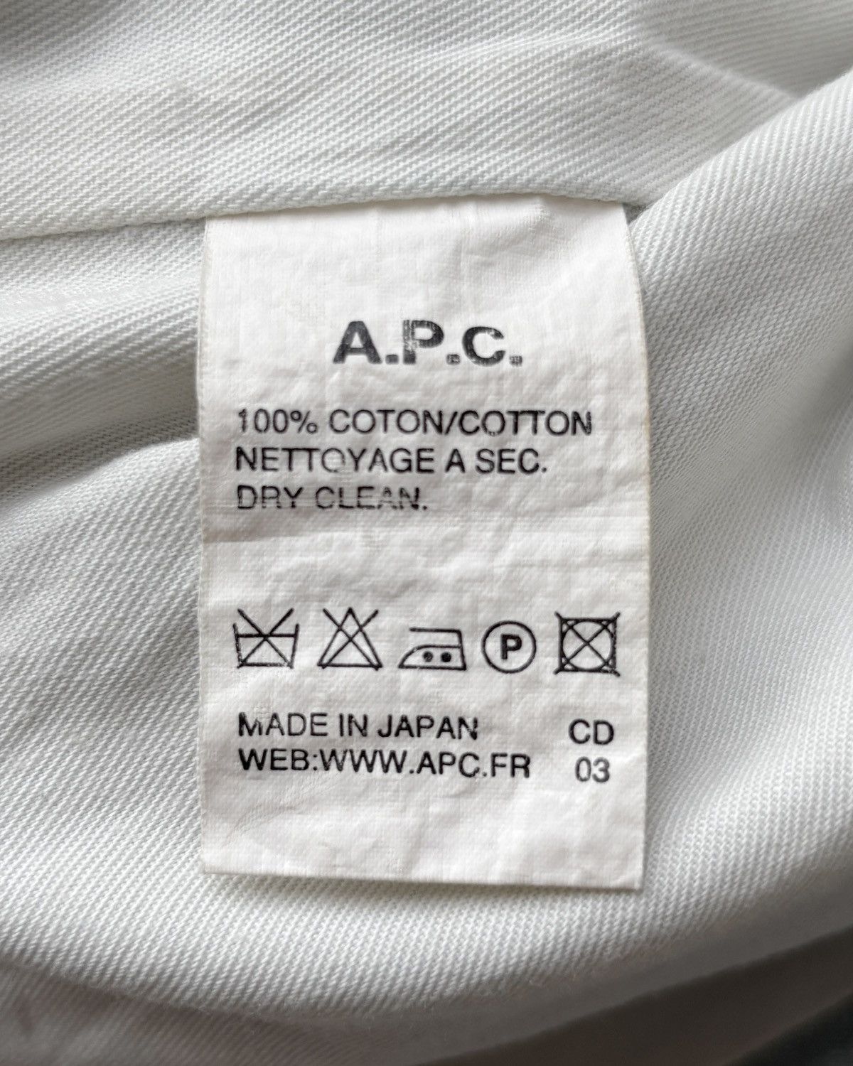A.P.C. Ss2003 Denim Moto Biker Jacket Size US M / EU 48-50 / 2 - 13 Thumbnail