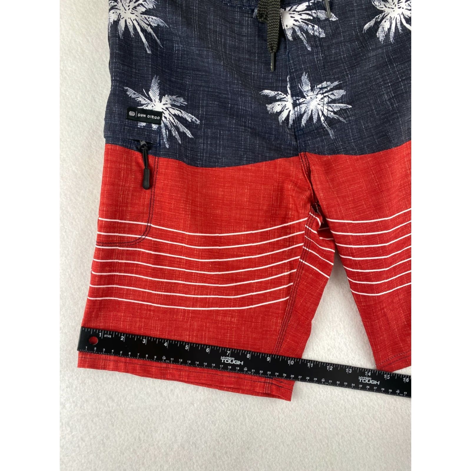Vintage Sun Diego Board Shorts Mens 32 Surf Shorts Palm Trees Swim Trunks Beach Beachwear Board Shorts Sun Diego Mens 32 Blue Size US 32 / EU 48 - 6 Thumbnail