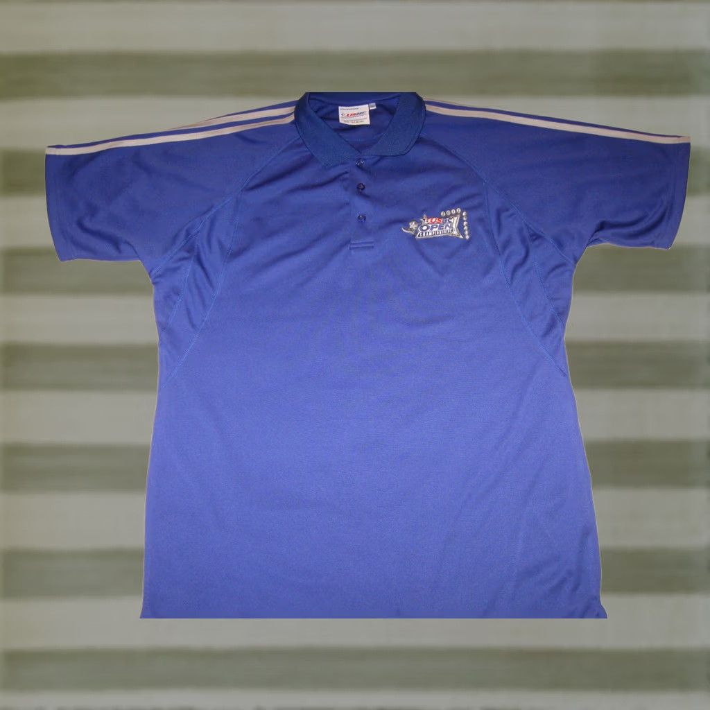Vintage United States Bowling Congress Shirt Mens XL Blue USBC Paso Polo Men slim Size US XL / EU 56 / 4 - 1 Thumbnail