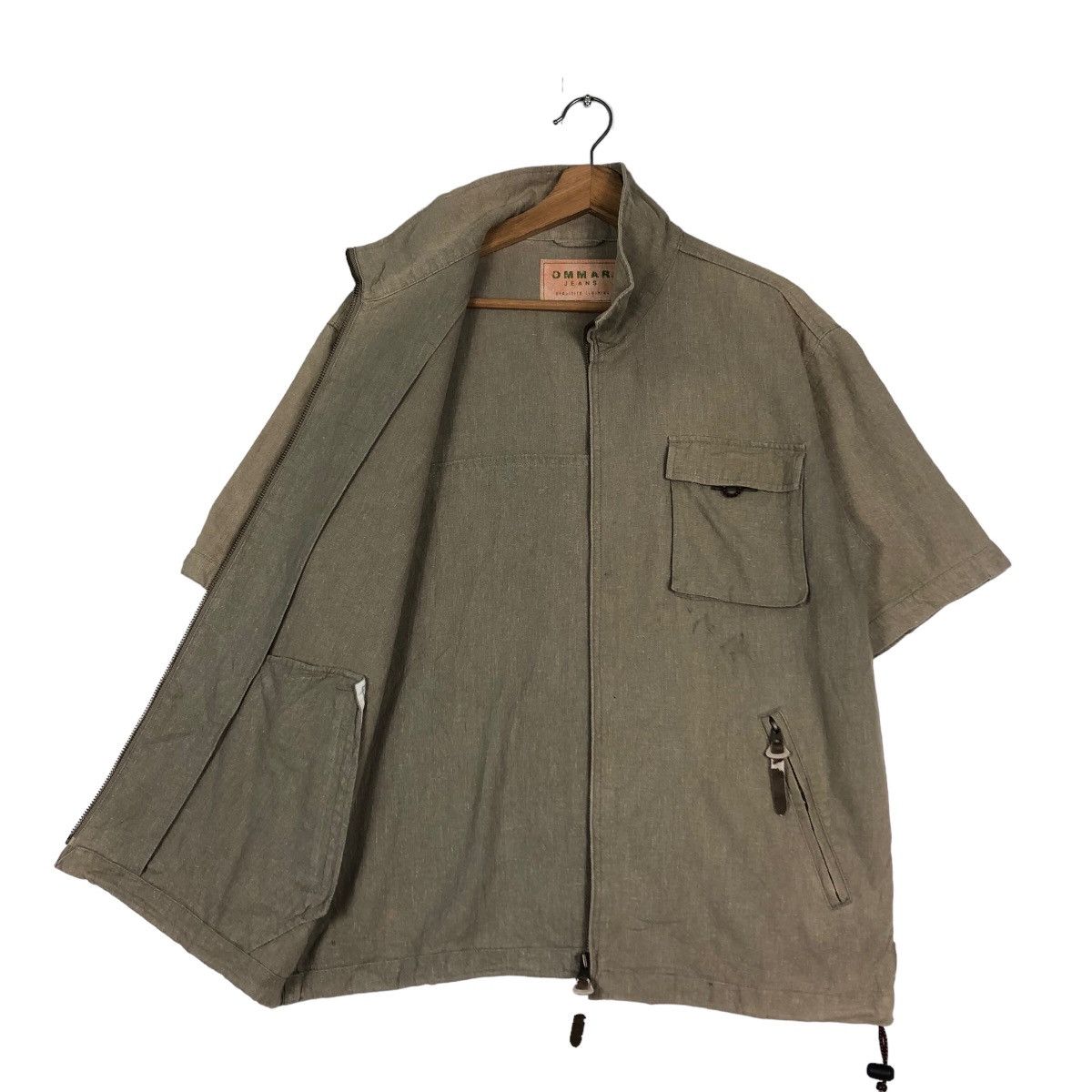 45rpm 🔥 Vintage Chore Work Jacket Ommar Jeans Short Sleeve Anorak Size US M / EU 48-50 / 2 - 11 Thumbnail