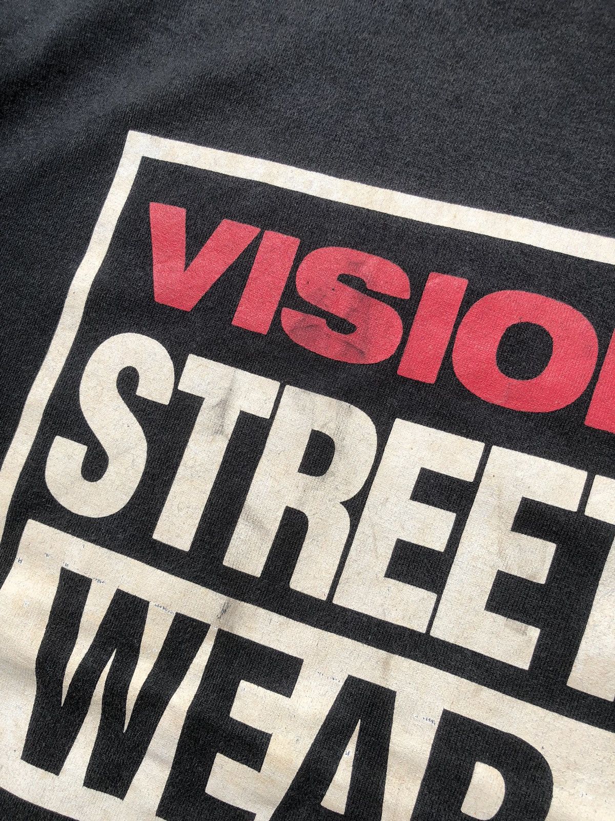 Vision Streetwear Vintage Sunfaded Y2K Vision Street Wear Logo Tee Size US M / EU 48-50 / 2 - 8 Thumbnail