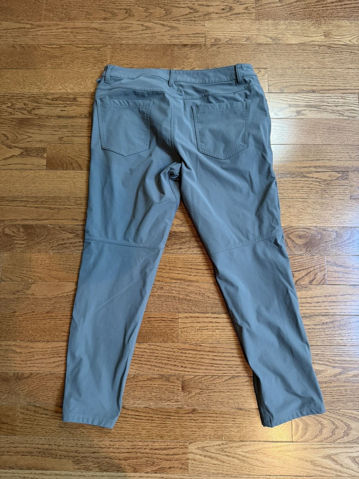 Lululemon Lululemon ABC Slim-Fit 5 Pocket Pant - Grey Sage - 33x30 Size US 33 - 3 Thumbnail
