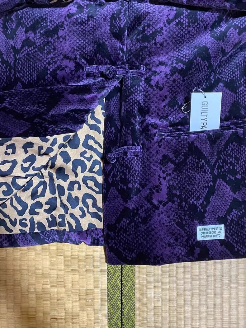 Wacko Maria wacko maria Purple snake pattern Tang dress pan buckle cott Size US M / EU 48-50 / 2 - 8 Thumbnail