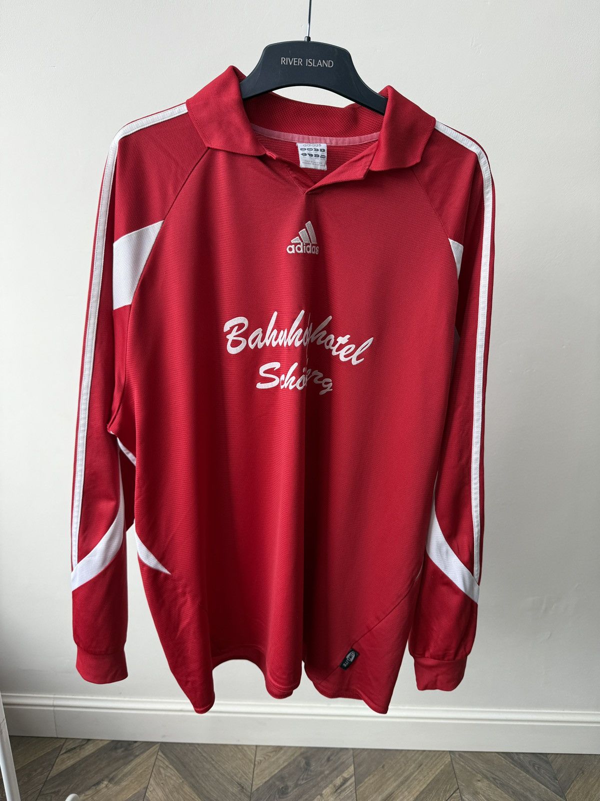Adidas Vintage Adidas VFL Schwartbuck Jersey Long Sleeve Shirt Size US XL / EU 56 / 4 - 1 Thumbnail
