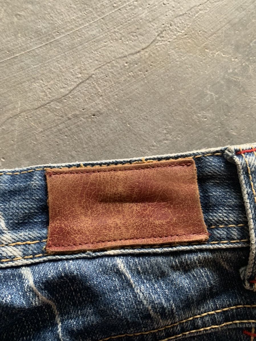 If Six Was Nine × Le Grande Bleu (L.G.B.) flare vintage y2k embroidery japanese denim red pepper Size 30" / US 8 / IT 44 - 17 Thumbnail